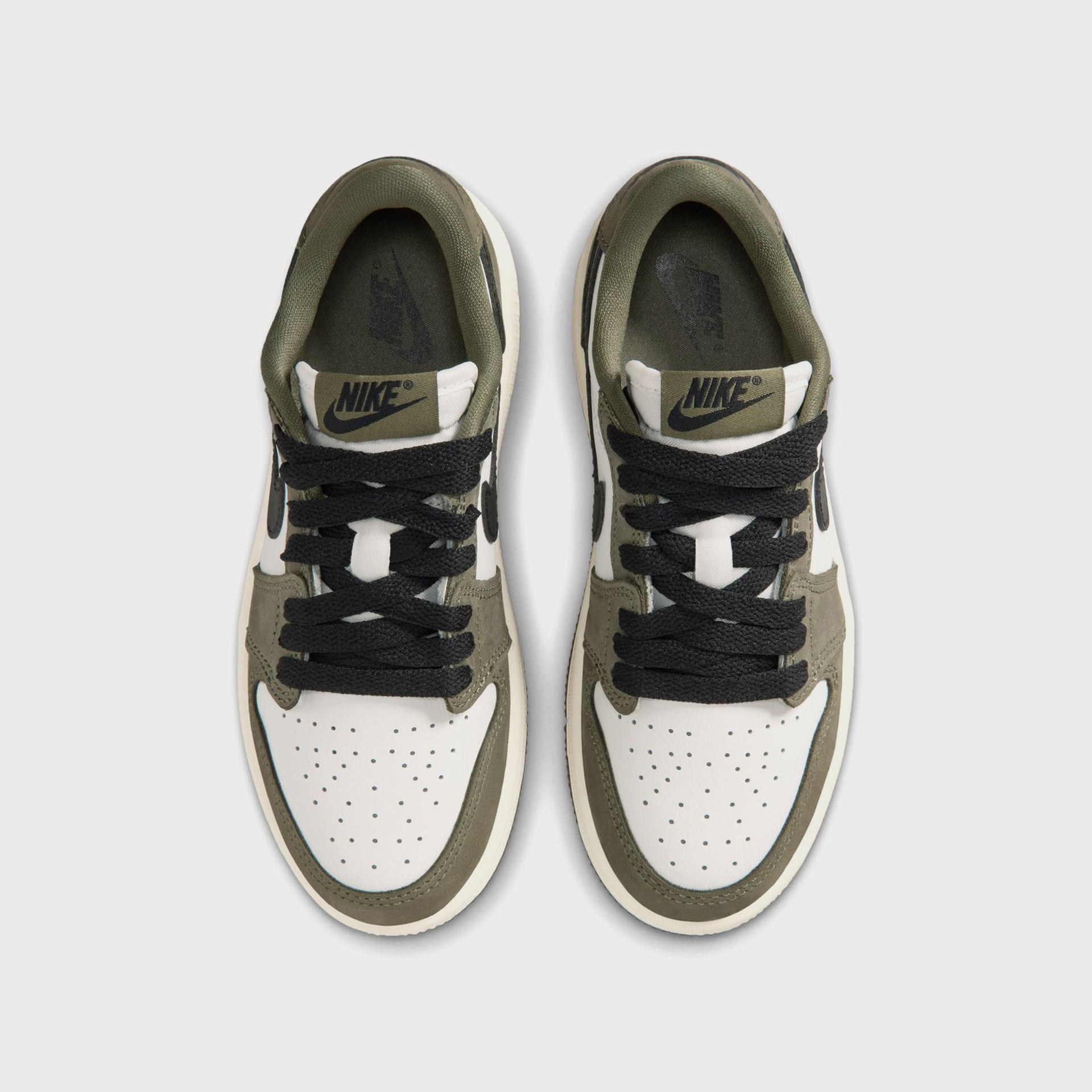 Jordan PS Air Jordan 1 Retro Low - Medium Olive / Summit White / Sail / Black