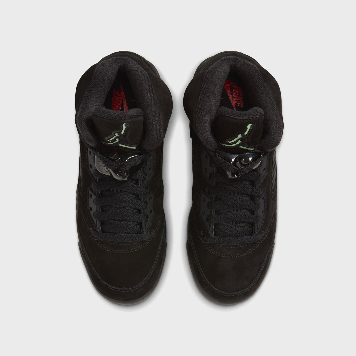 Jordan GS Air Jordan 5 Retro - Black / Picante Red / Glow In The Dark / Multi Color