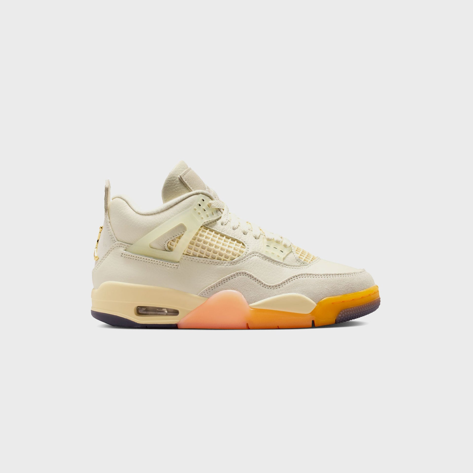 Jordan WMNS Air Jordan 4 - Retro Coconut Milk / Metallic Gold / Muslin / Bright Mango / Sundial / Black