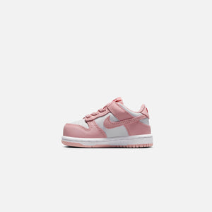 Nike TD Dunk Low - White / Pink Glaze / Pomegranate