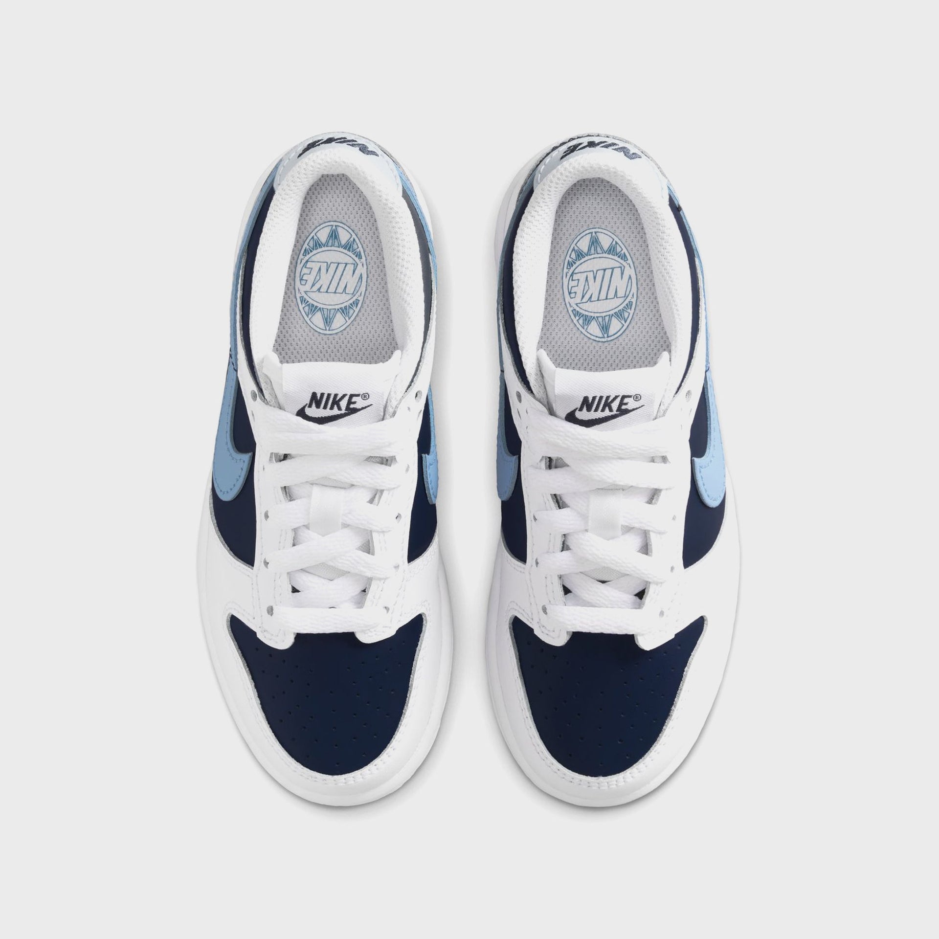 Nike PS Dunk Low - White / Light Armory Blue / Deep Royal Blue