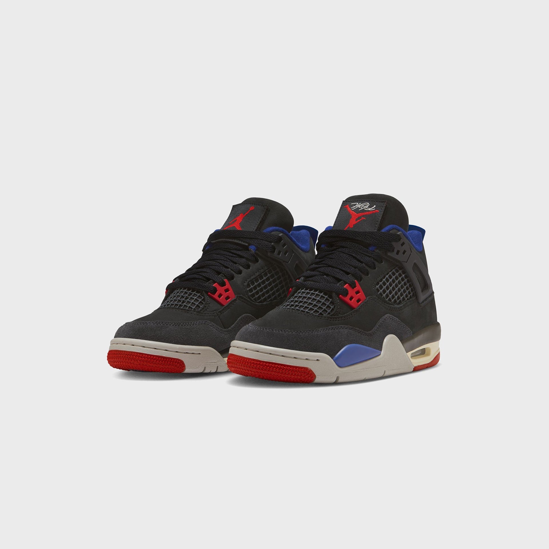 Jordan GS Air Jordan 4 Retro OG - Black / Fire Red / Deep Royal Blue /  Dark Smoke Grey / Tech Grey