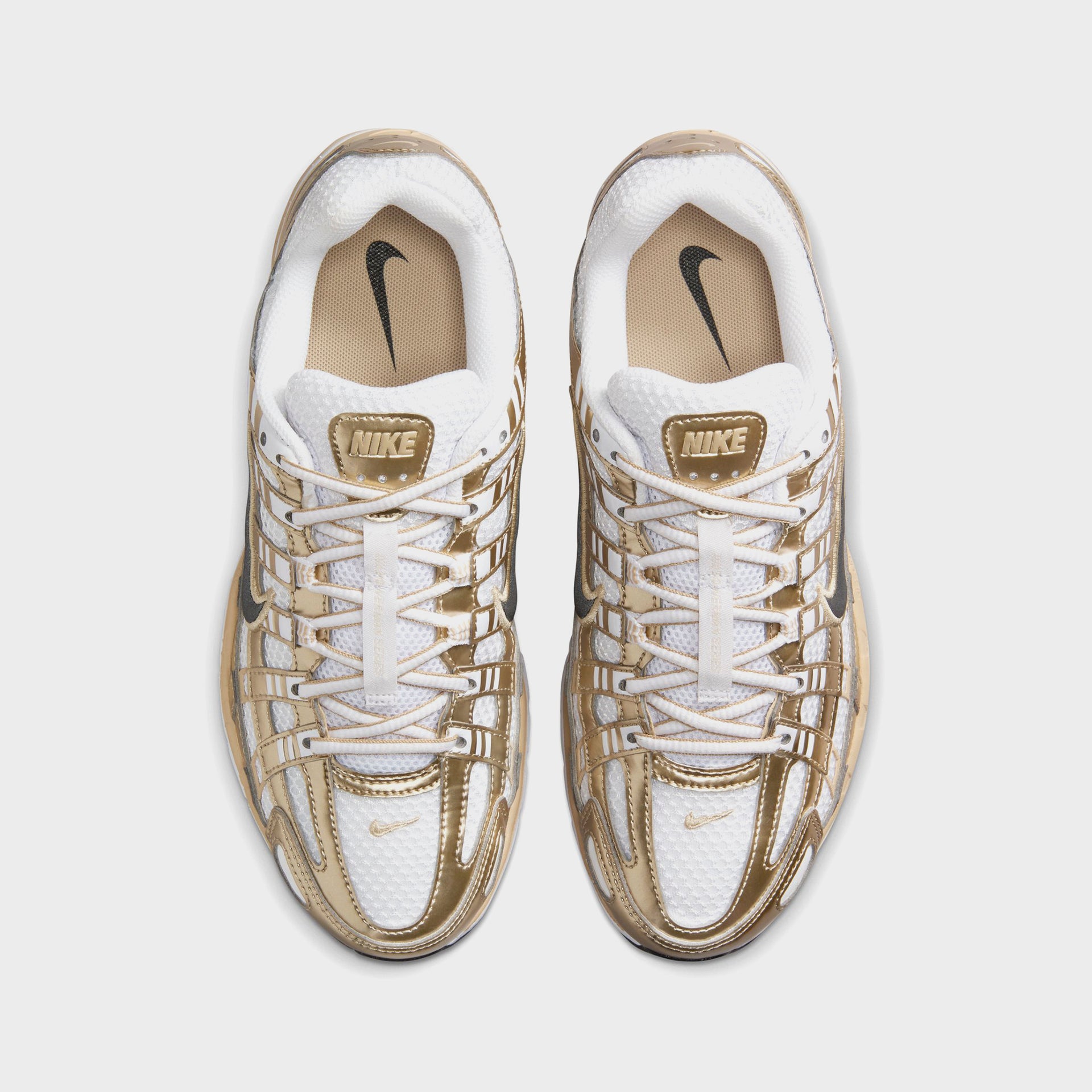 Nike WMNS P-6000 - White / Grain / Metallic Gold Grain / Black