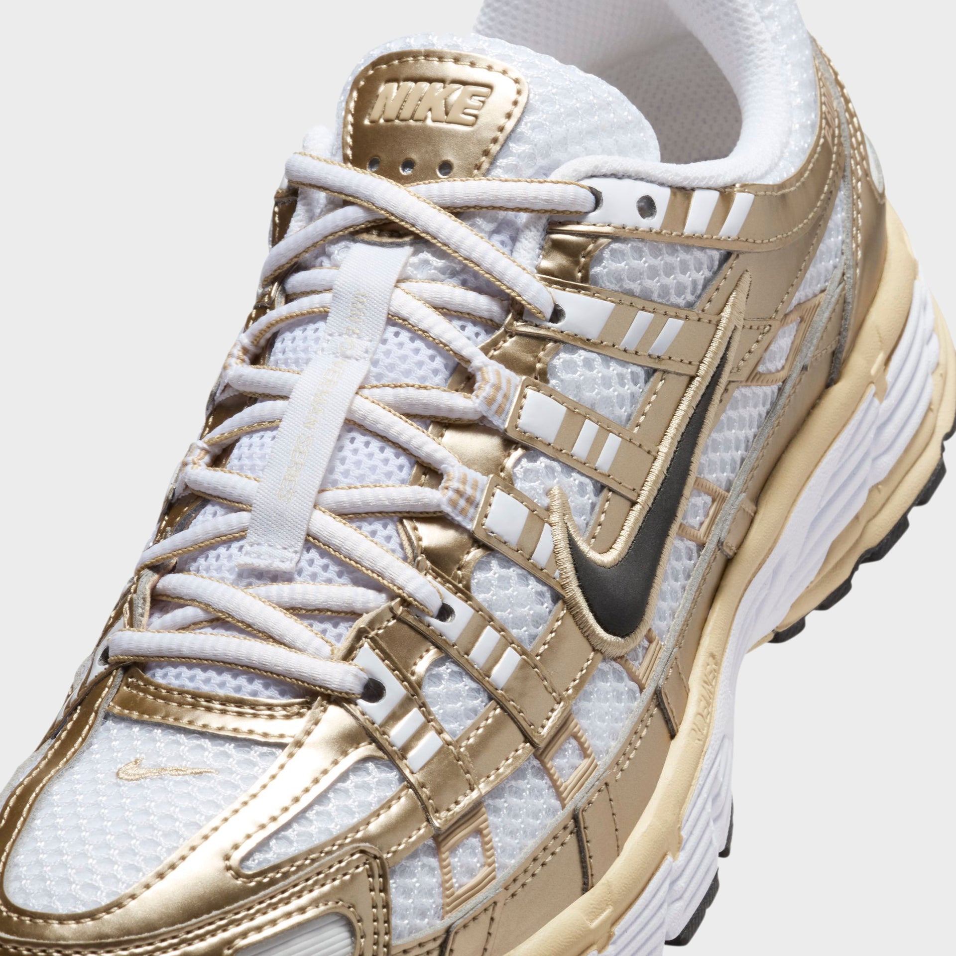 Nike WMNS P-6000 - White / Grain / Metallic Gold Grain / Black