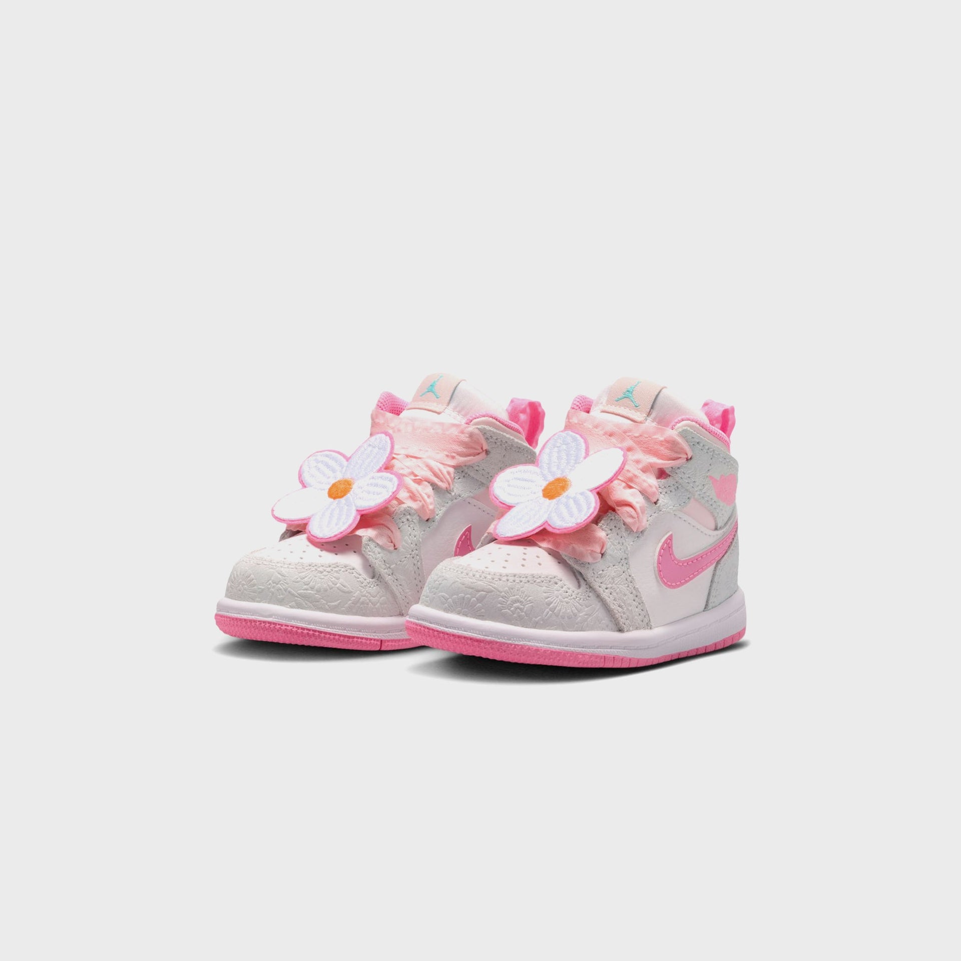 Jordan TD Jordan 1 Mid SE - Vast Grey / Pearl Pink / Pink Bloom / Pink Glow