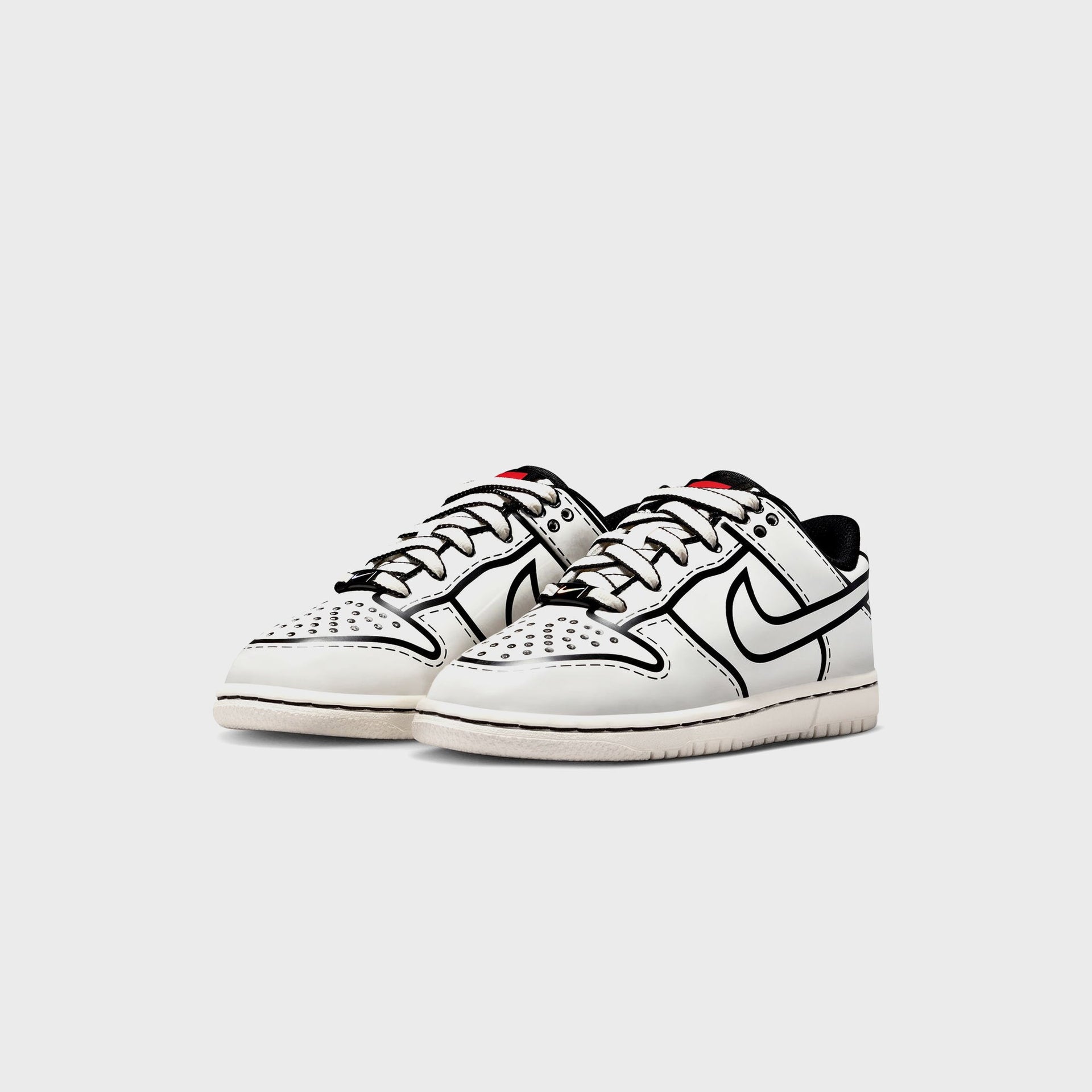 Nike x LEGO PS Dunk Low - Sail / Black / Rush Red