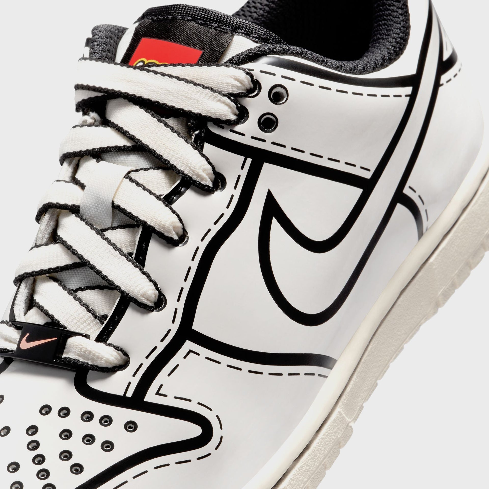 Nike x LEGO PS Dunk Low - Sail / Black / Rush Red