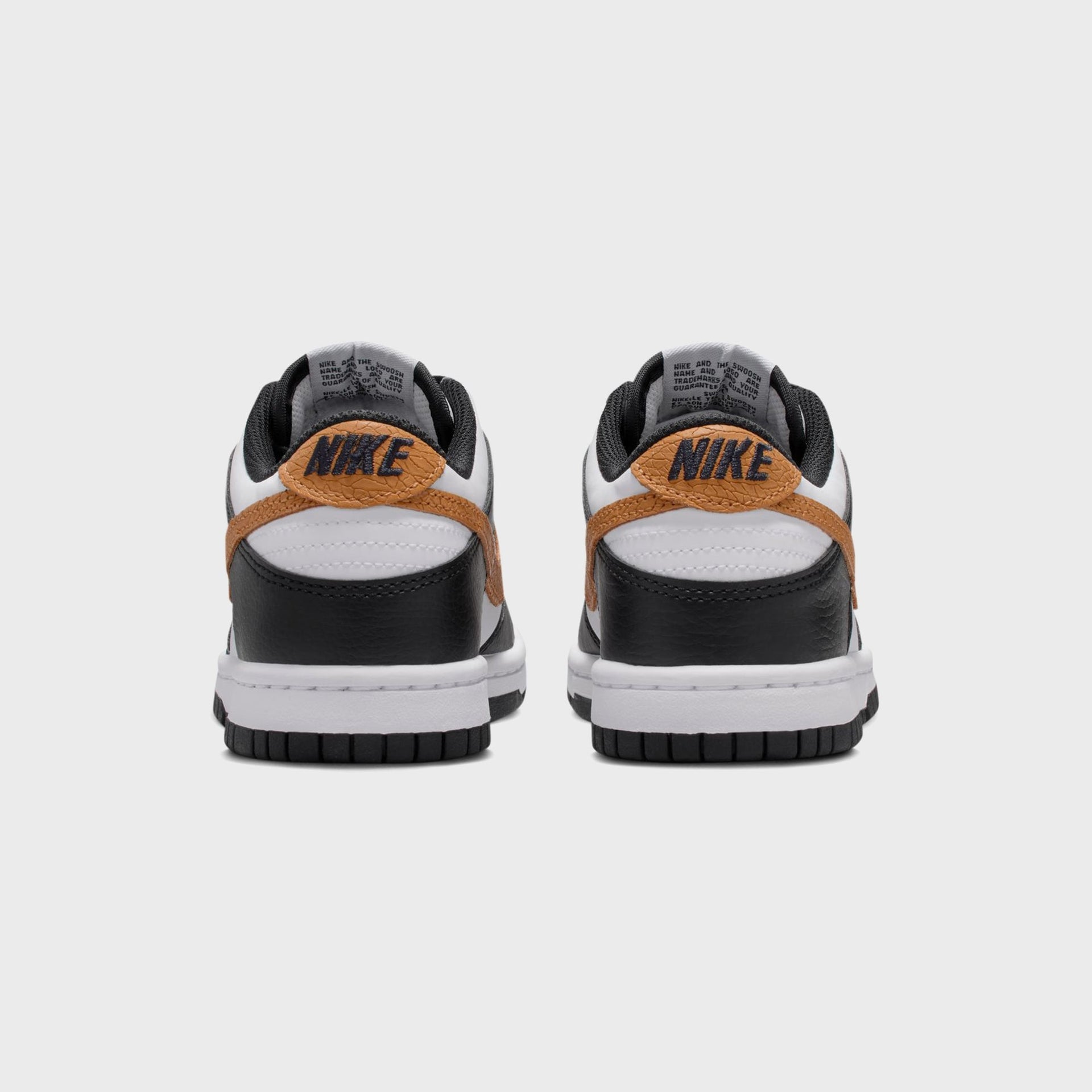 Nike GS Dunk Low - Black / Flax / White / Deep Royal Blue