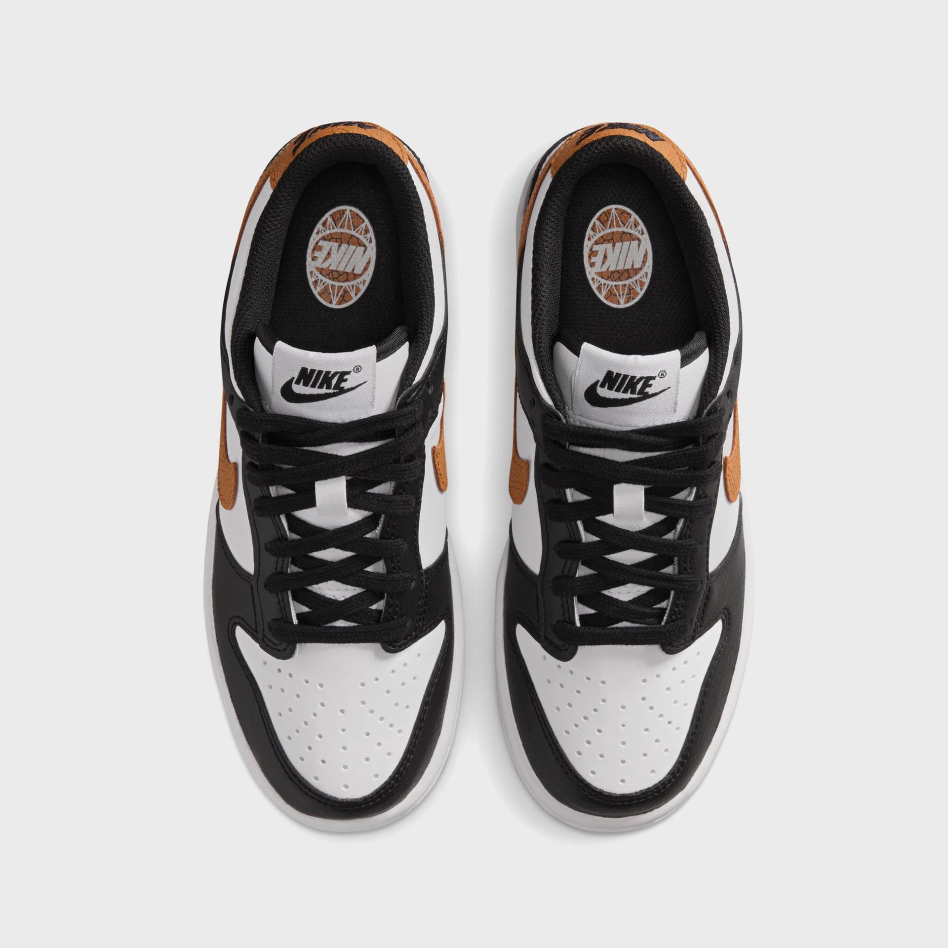 Nike GS Dunk Low - Black / Flax / White / Deep Royal Blue