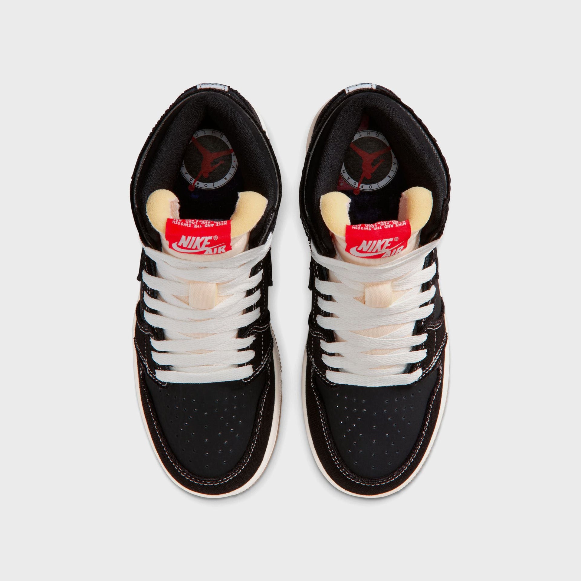 Jordan GS Air Jordan 1 Retro High OG - Black / Sail / Gum / Medium Brown