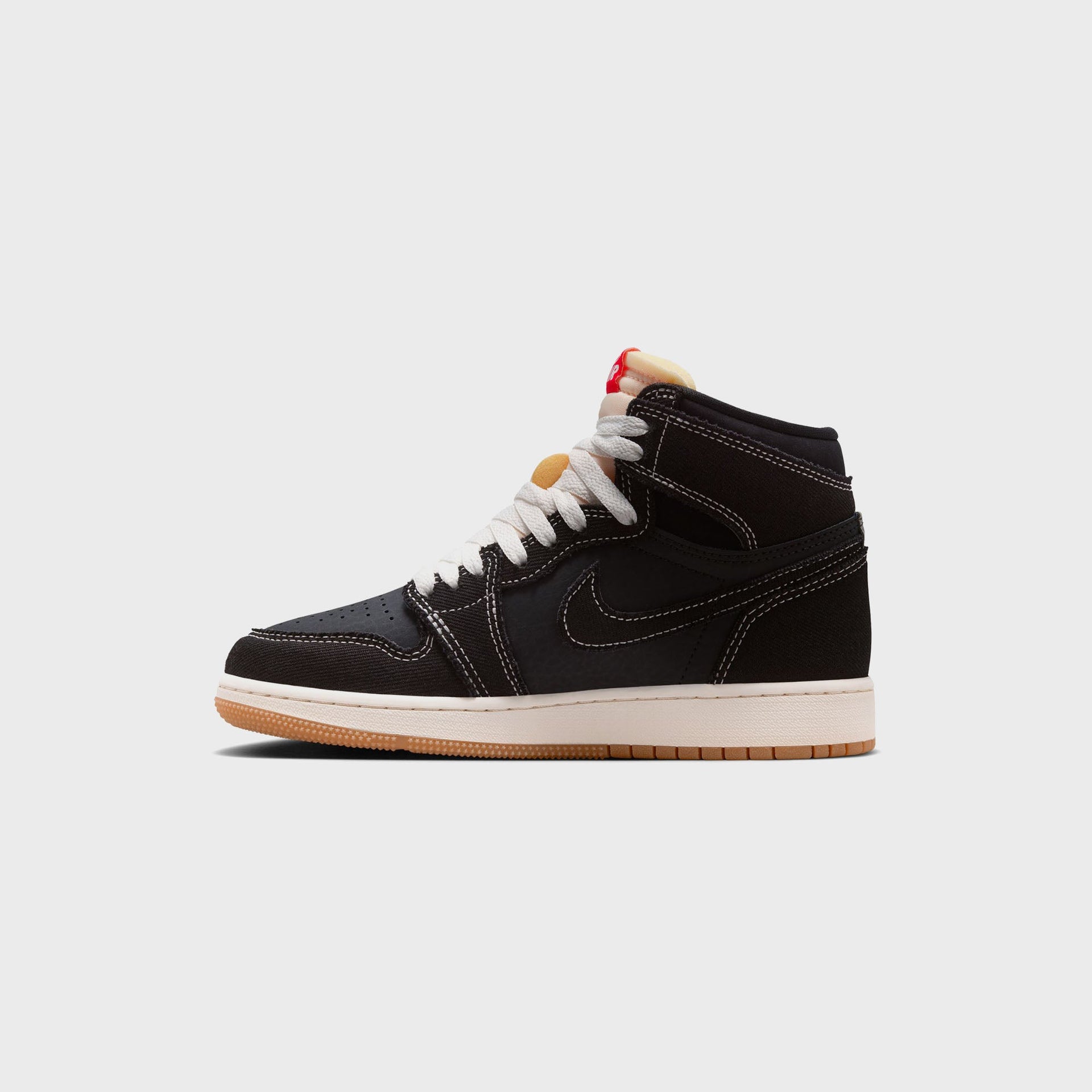 Jordan GS Air Jordan 1 Retro High OG - Black / Sail / Gum / Medium Brown