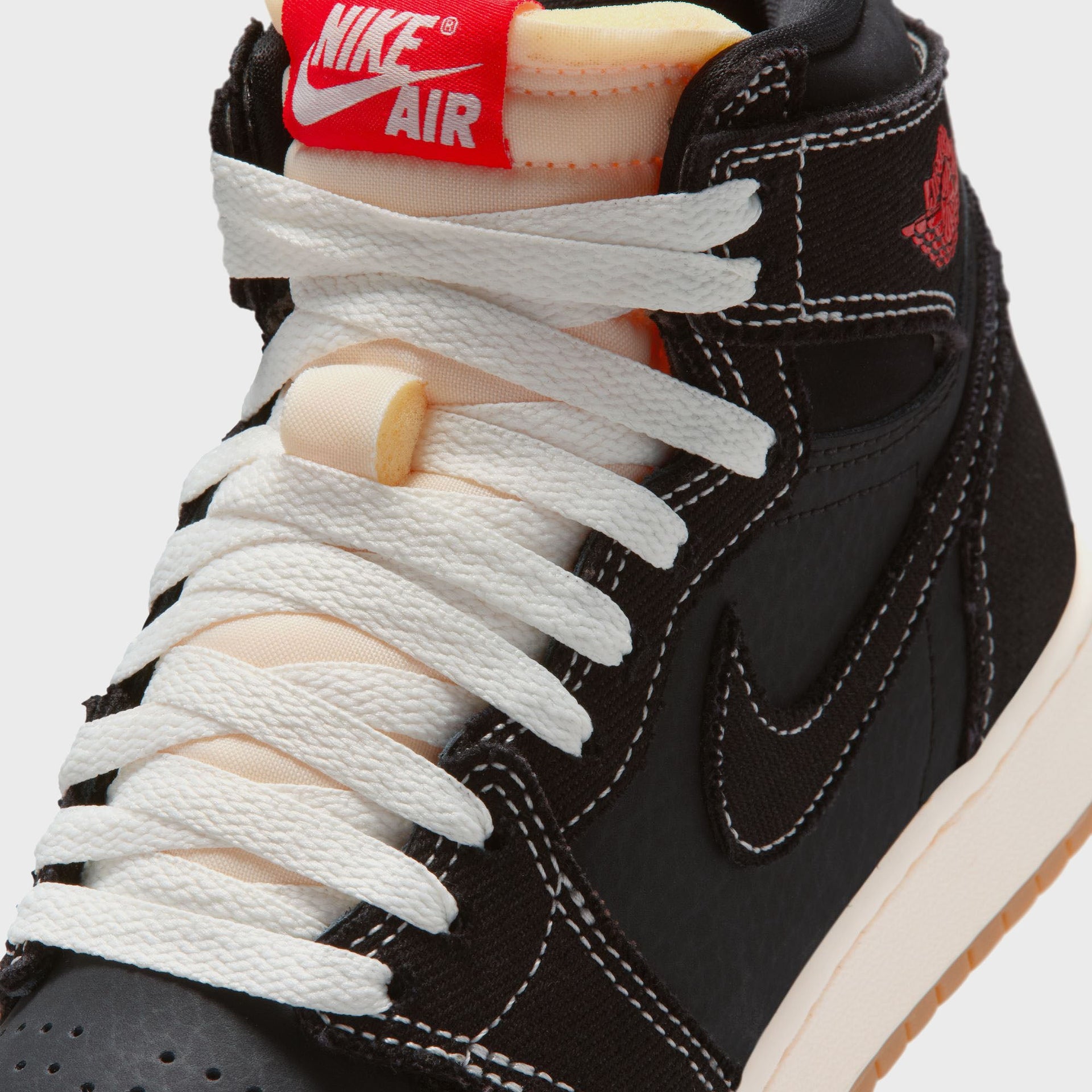 Jordan GS Air Jordan 1 Retro High OG - Black / Sail / Gum / Medium Brown