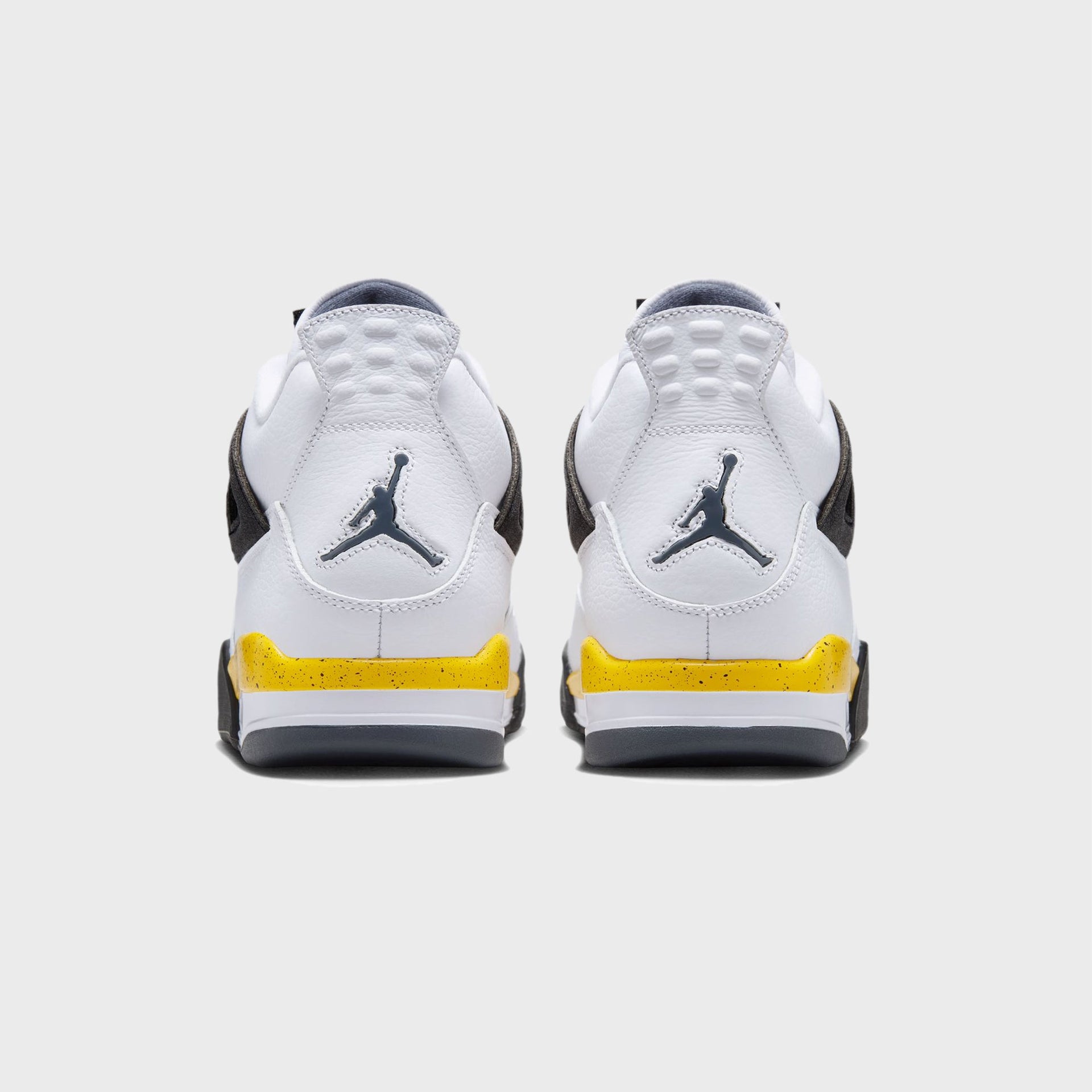 Jordan Air Jordan 4 - White / Dark Blue Grey / Black / Tour Yellow