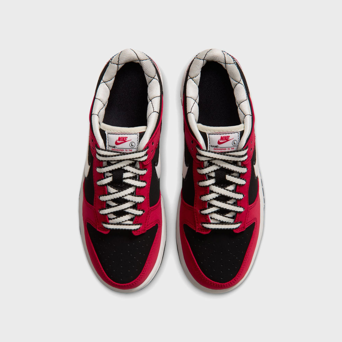 Nike GS Dunk Low Lv8 - Black / University Red / Sail
