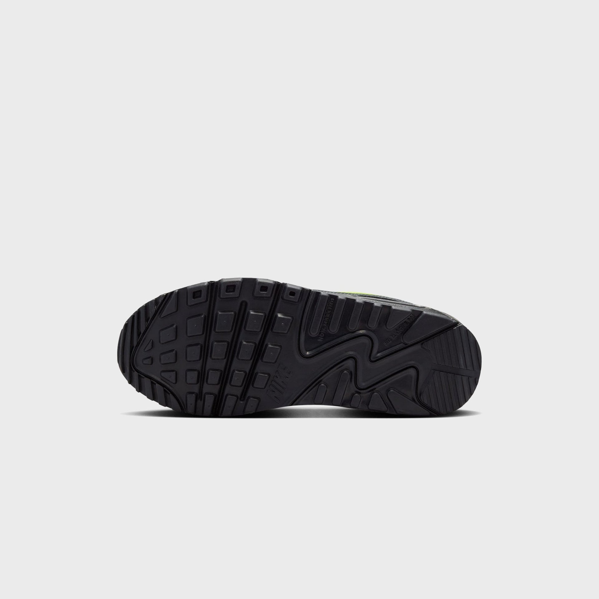 Nike GS Air Max 90 - Black / Anthracite / Light Charcoal / Neon Yellow