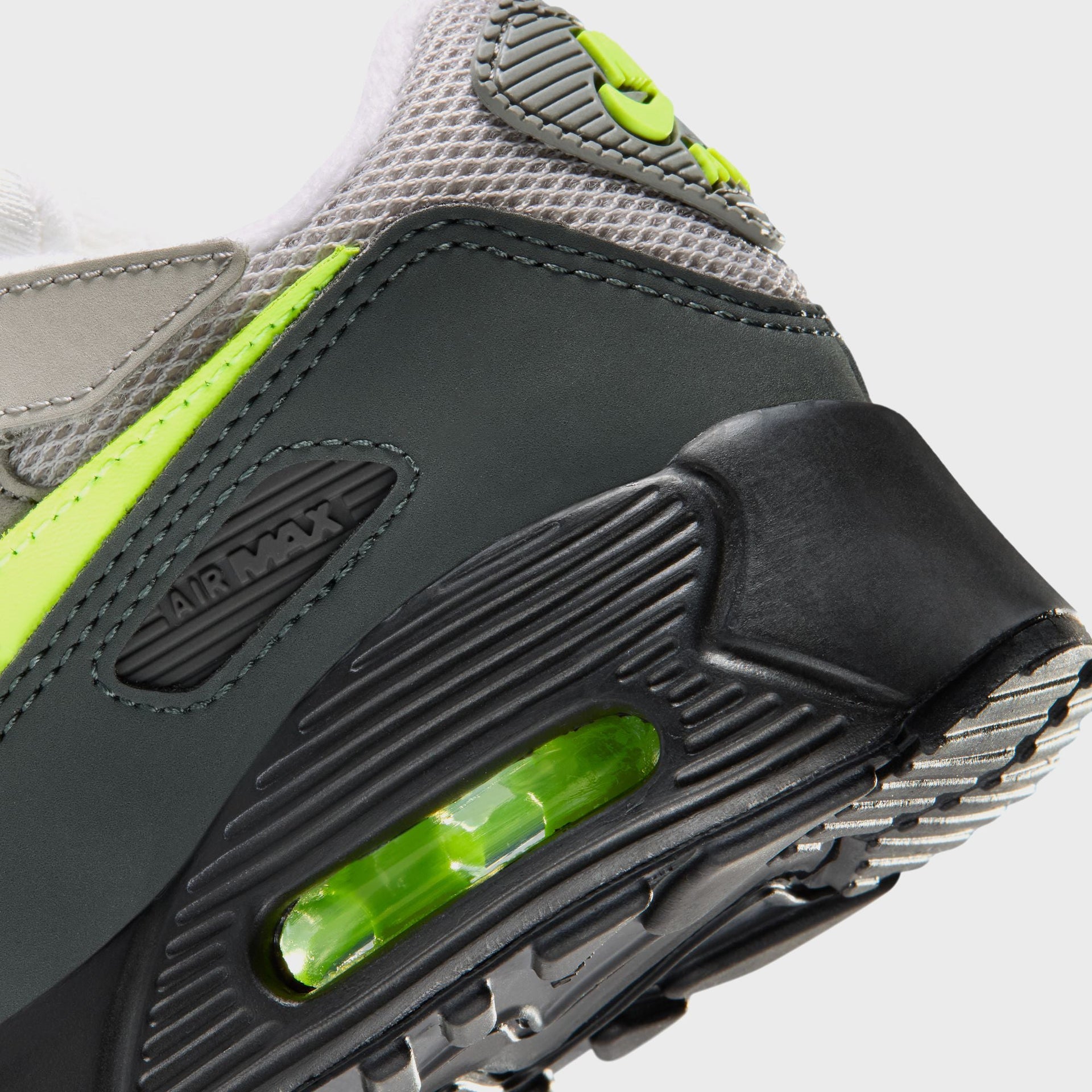 Nike PS Air Max 90 - Black / Anthracite / Light Charcoal / Neon Yellow