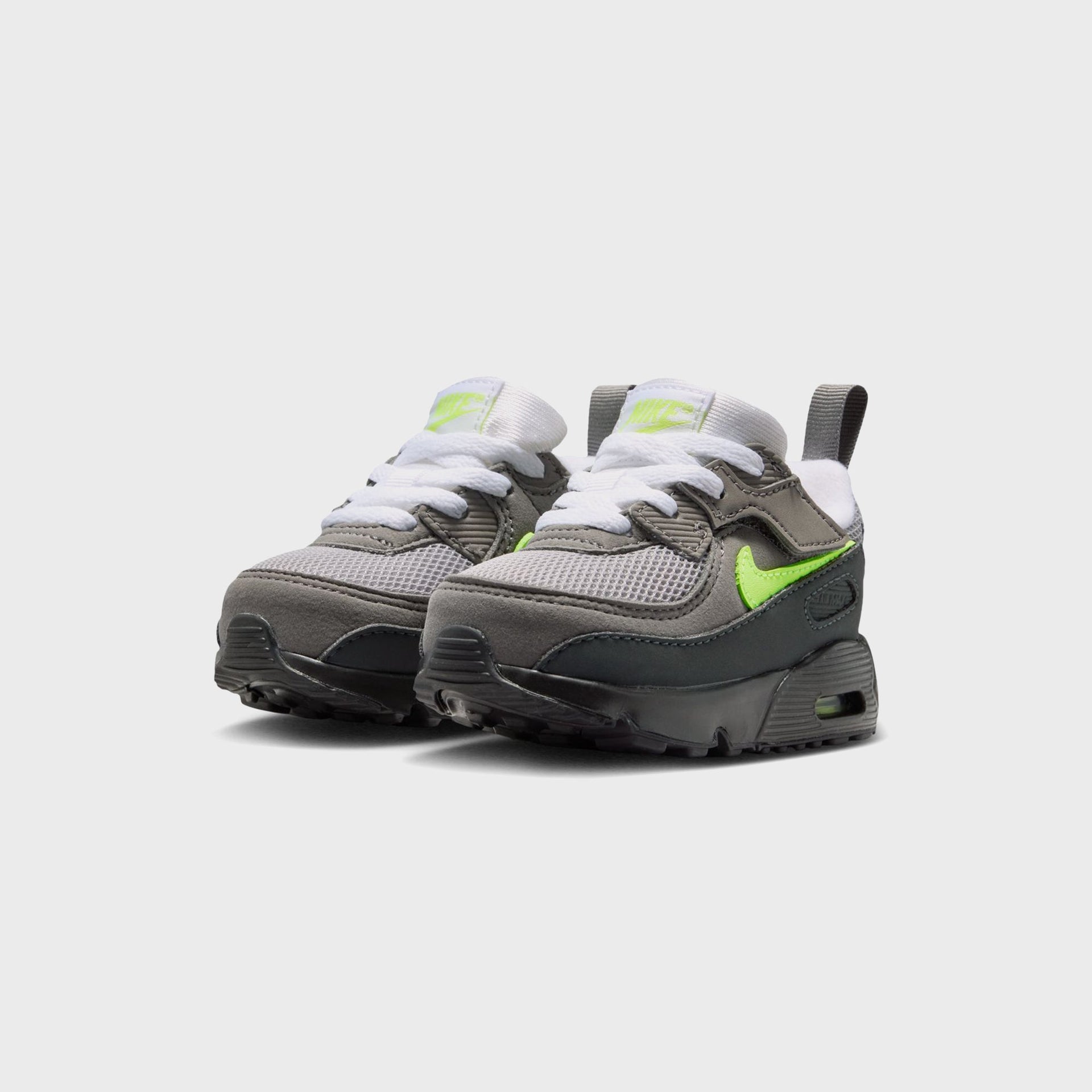 Nike TD Air Max 90 - Black / Anthracite / Light Charcoal / Neon Yellow