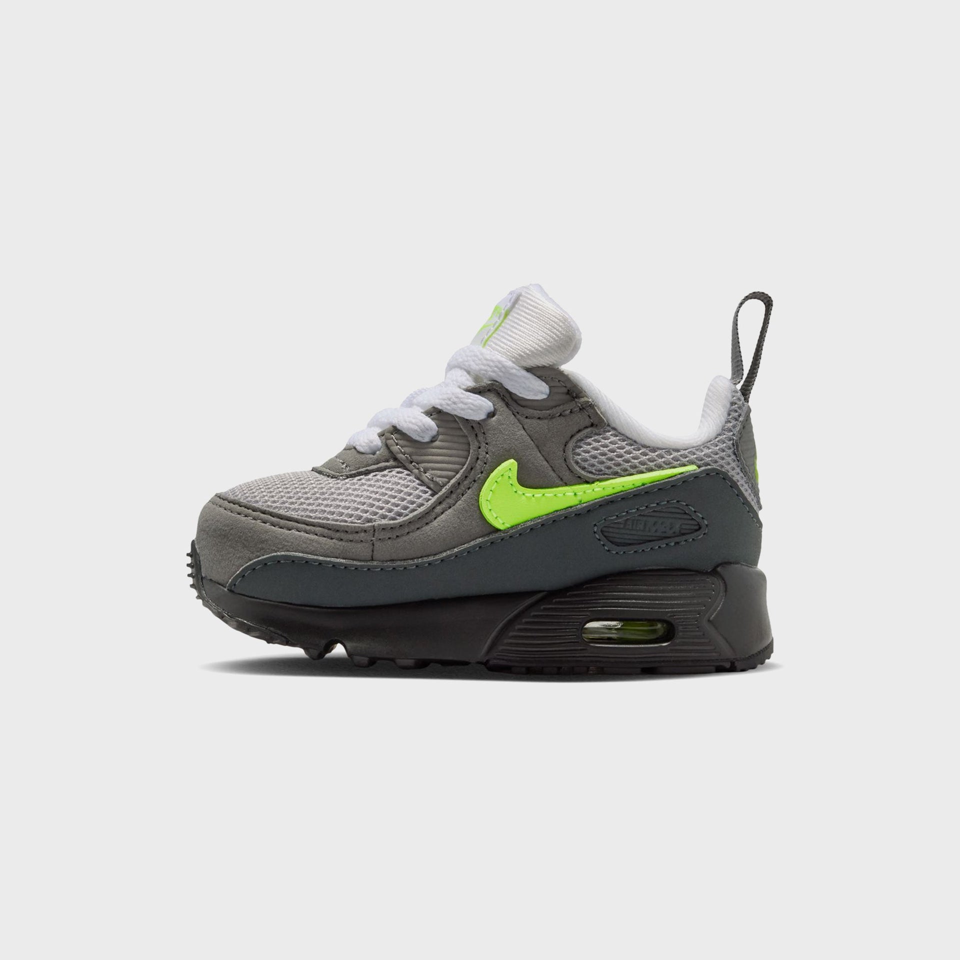 Nike TD Air Max 90 - Black / Anthracite / Light Charcoal / Neon Yellow