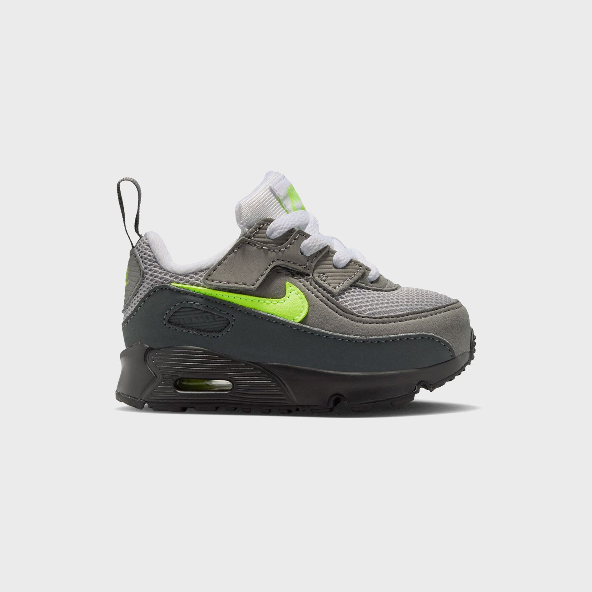 Nike TD Air Max 90 - Black / Anthracite / Light Charcoal / Neon Yellow
