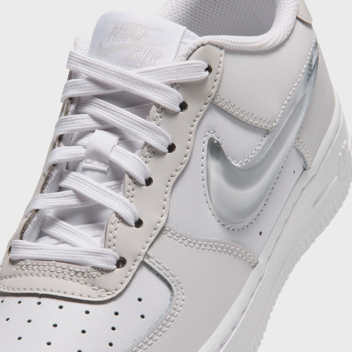 Nike GS Air Force 1 - White / Platinum Tint / Pure Platinum