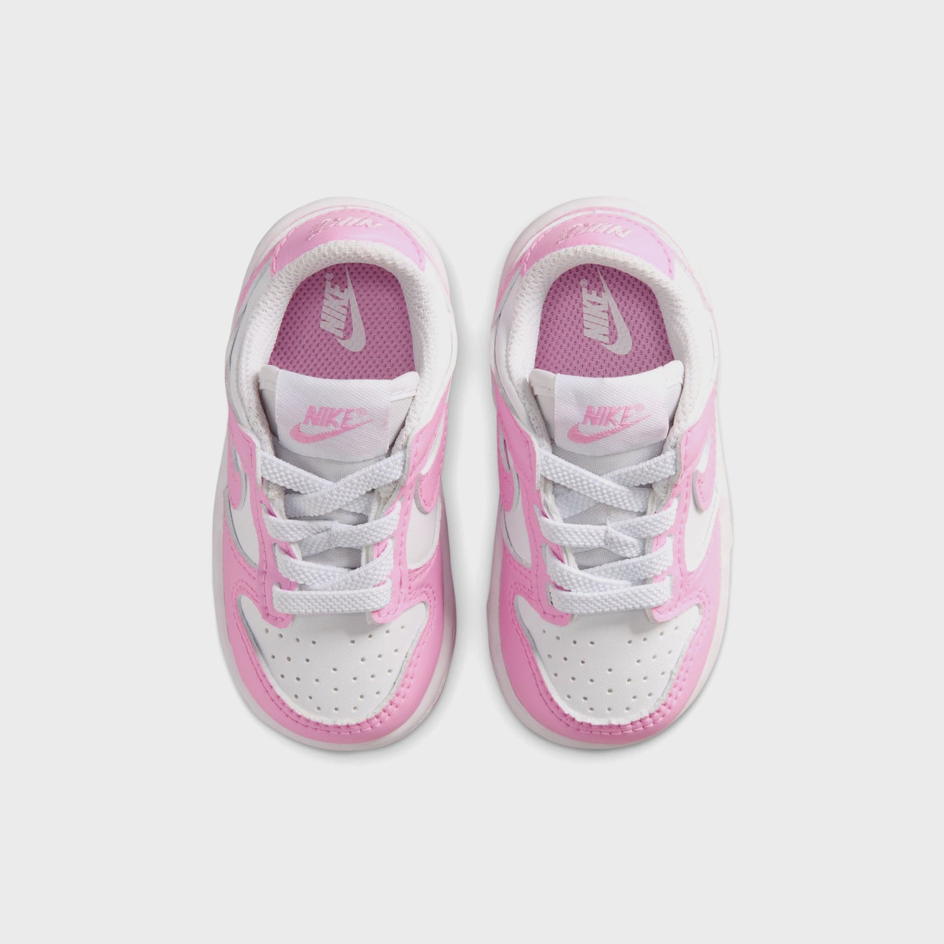 Nike TD Dunk Low - White / Pink Rise