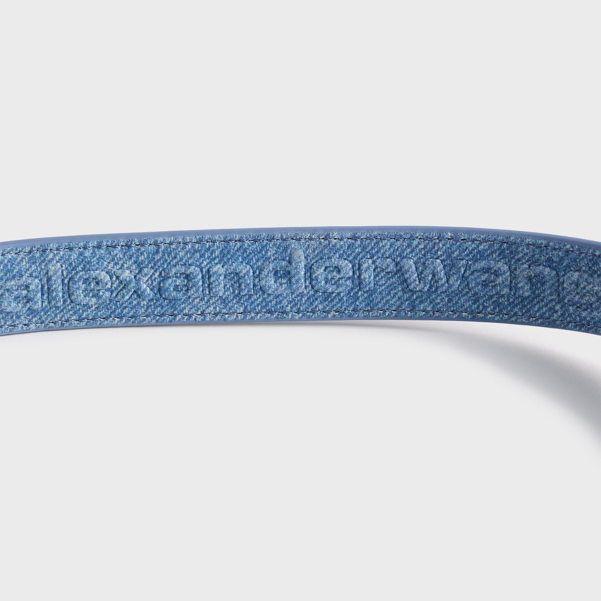 Alexander Wang Ricco Crushed Slim Flap Bag - Blue