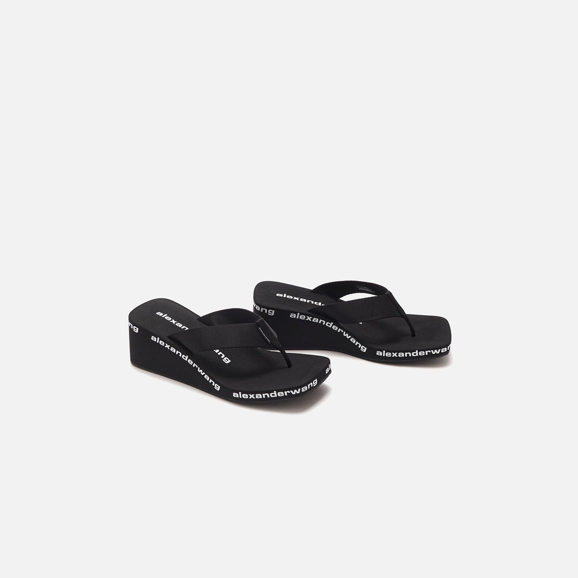 Alexander Wang Wedge Flip Flop - Black