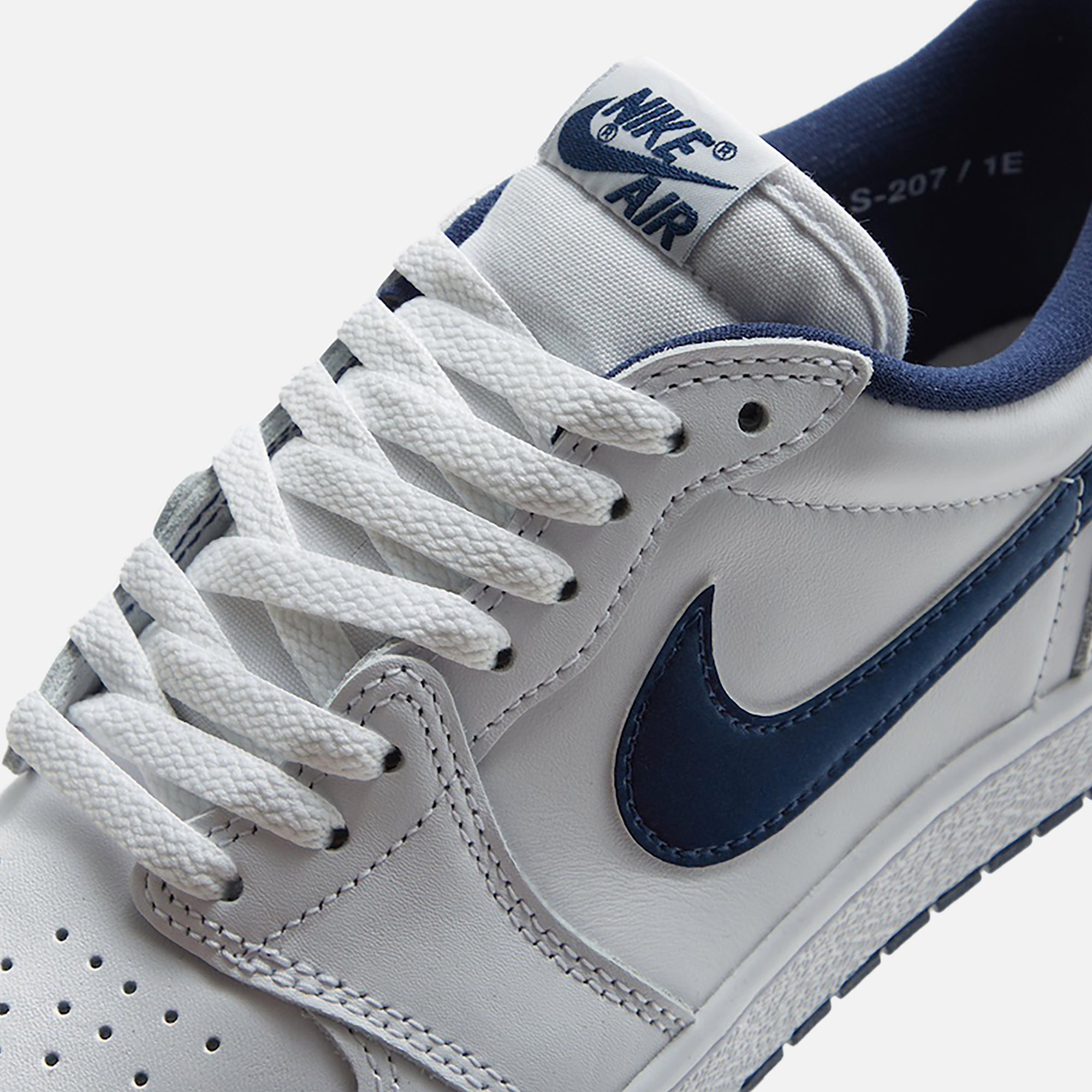 Amazon.com | Jordan Men's Air 1 Low White/Royal Blue-Black
