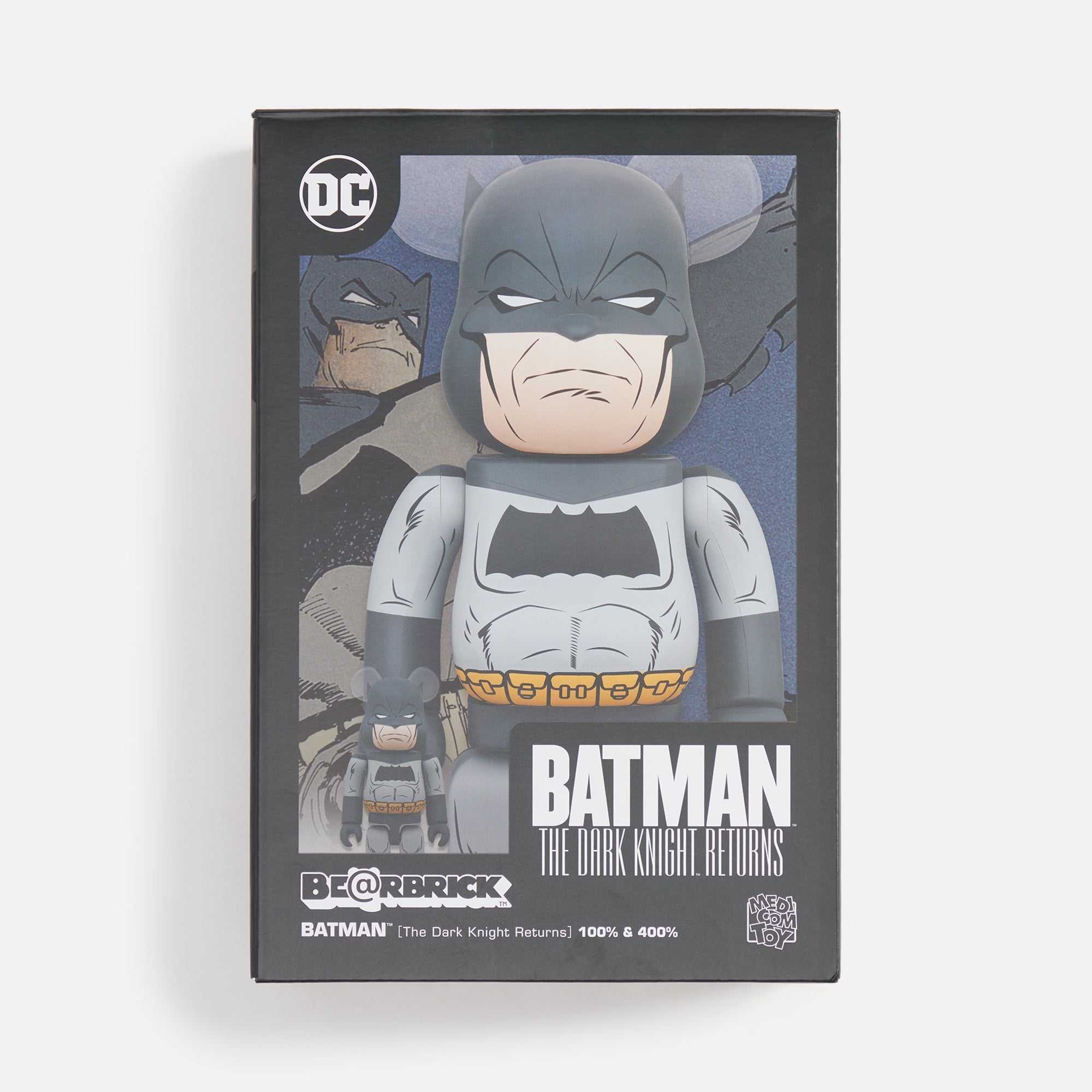 MEDICOM TOY - BE@RBRICK BATMAN (TDKR) 100％ &amp; 400％ Medicom Toy BE@RBRICK - BATMAN The Dark Knight Returns TDKR
