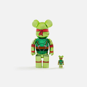 Medicom Toy BE@RBRICK x Teenage Mutant Ninja Turtles Raphael Chrome Ver. 100% & 400%