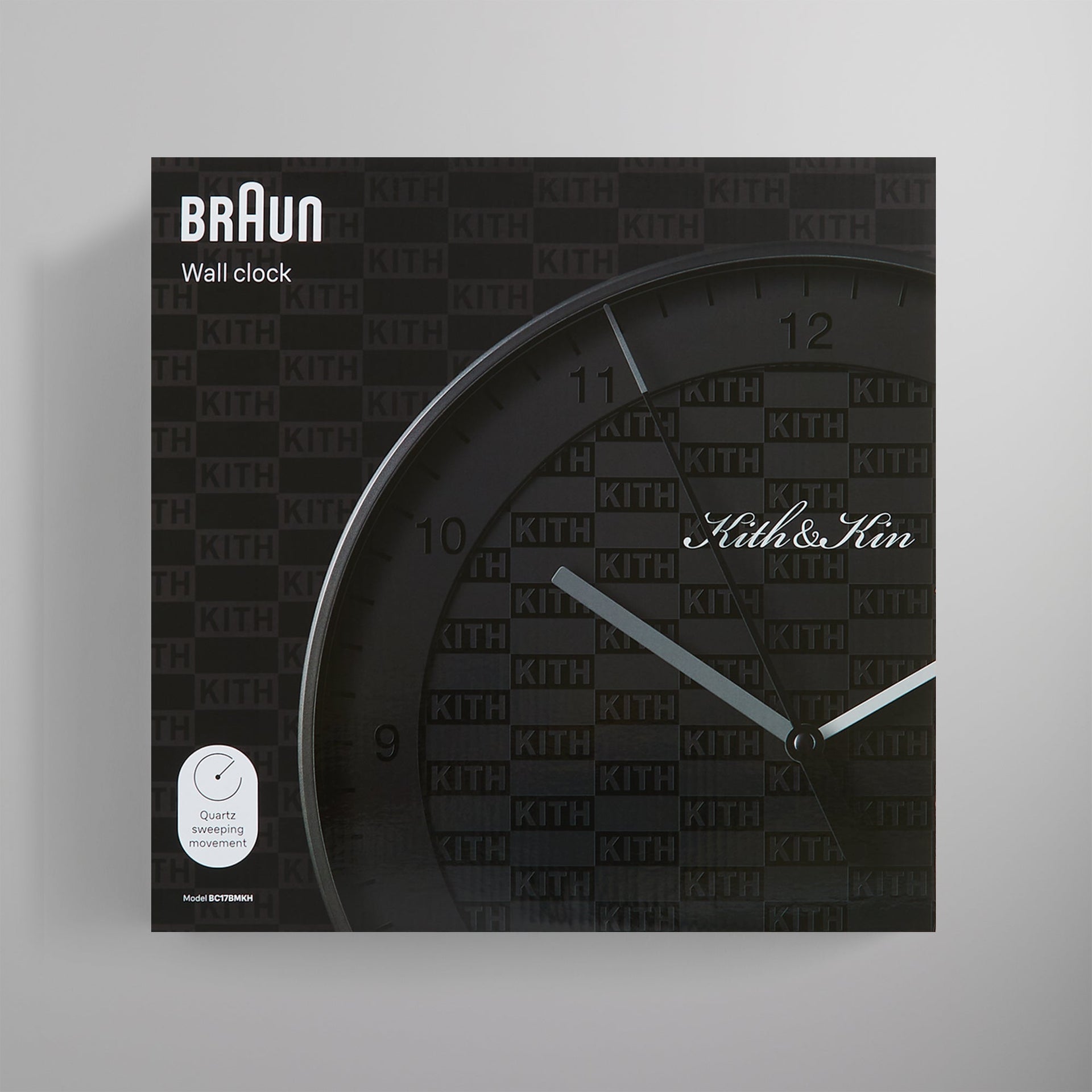 Kithmas for Braun Wall Clock - Black