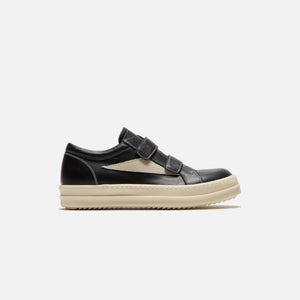 Rick Owens Kids Vintage Sneaker - Scarpe In Pelle Black / Milk / Milk