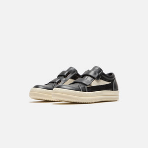 Rick Owens Kids Vintage Sneaker - Scarpe In Pelle Black / Milk / Milk