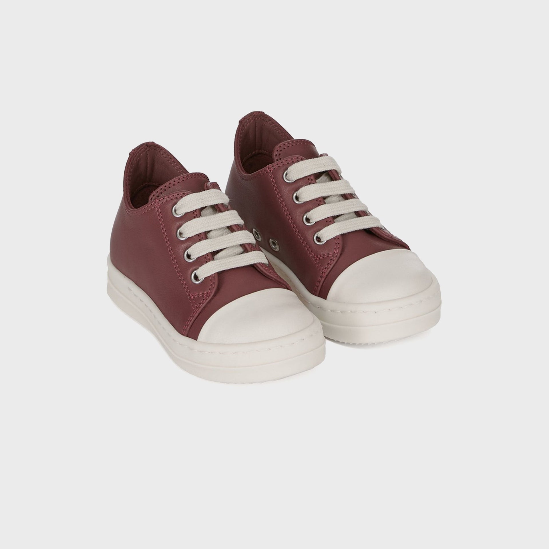 Rick Owens Jumbo Lace Sneakers - Rosewood / Milk
