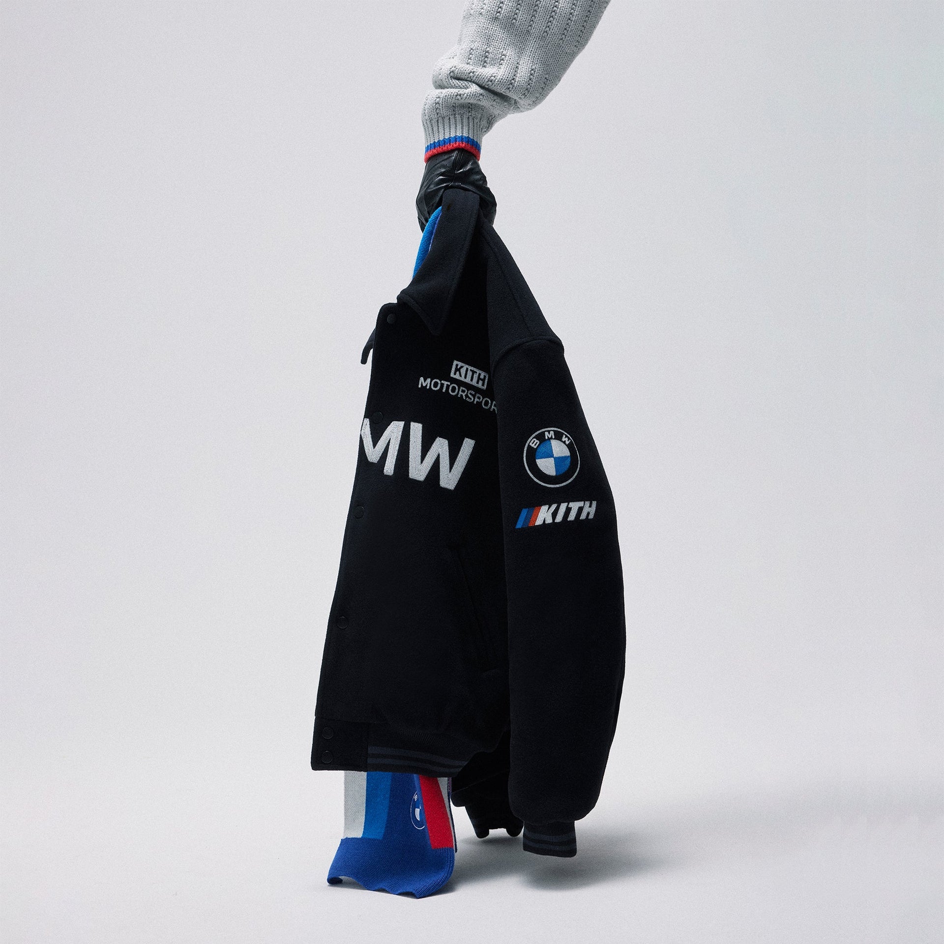 Kith for BMW Wool Coaches Jacket - Black