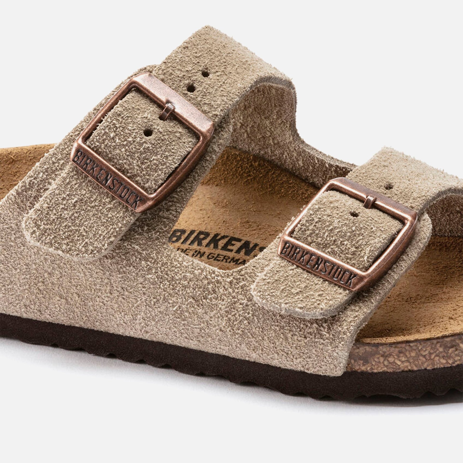 Birkenstock Kids Arizona Suede - Taupe