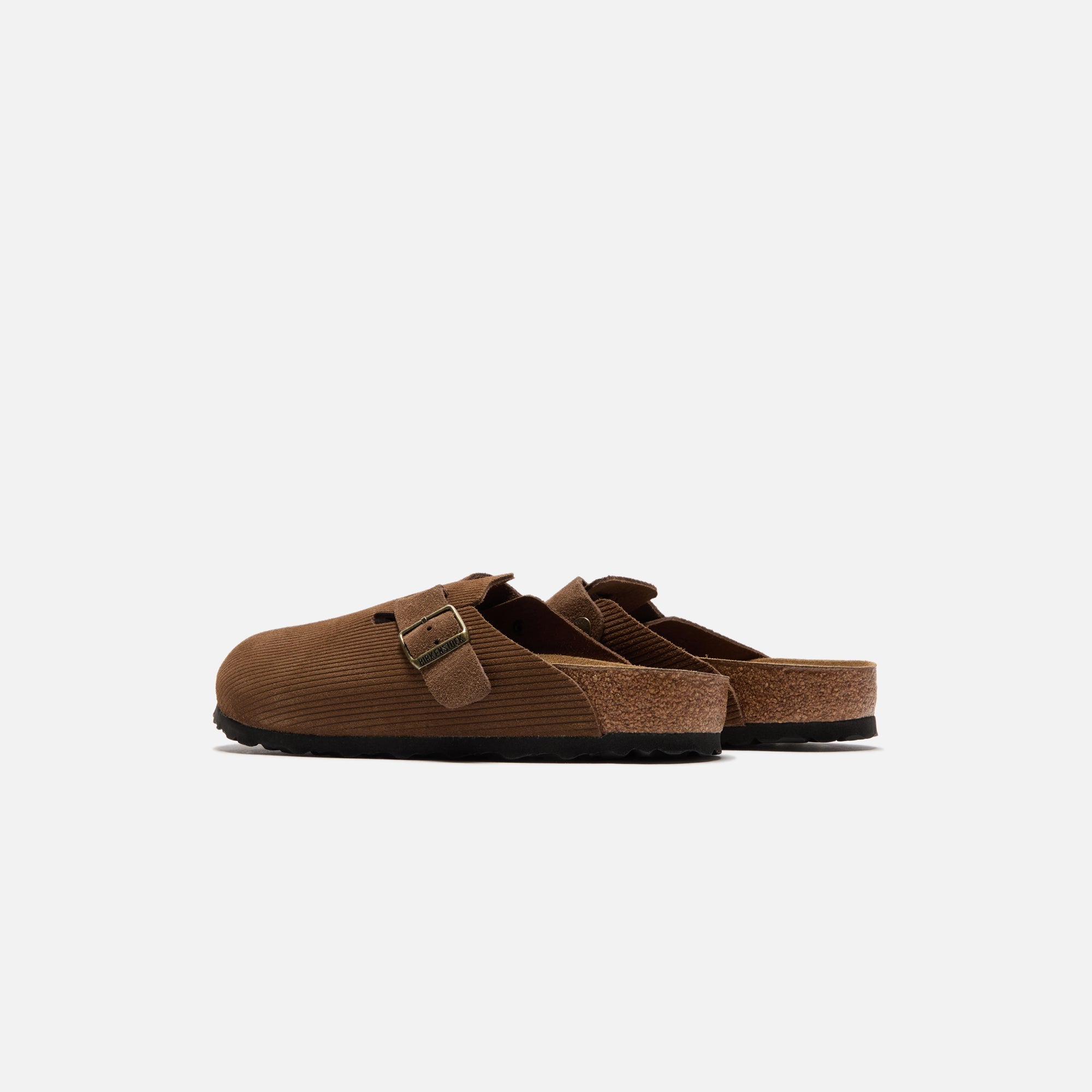 Birkenstock Boston Suede Corduroy - Dark Tea – Kith Europe