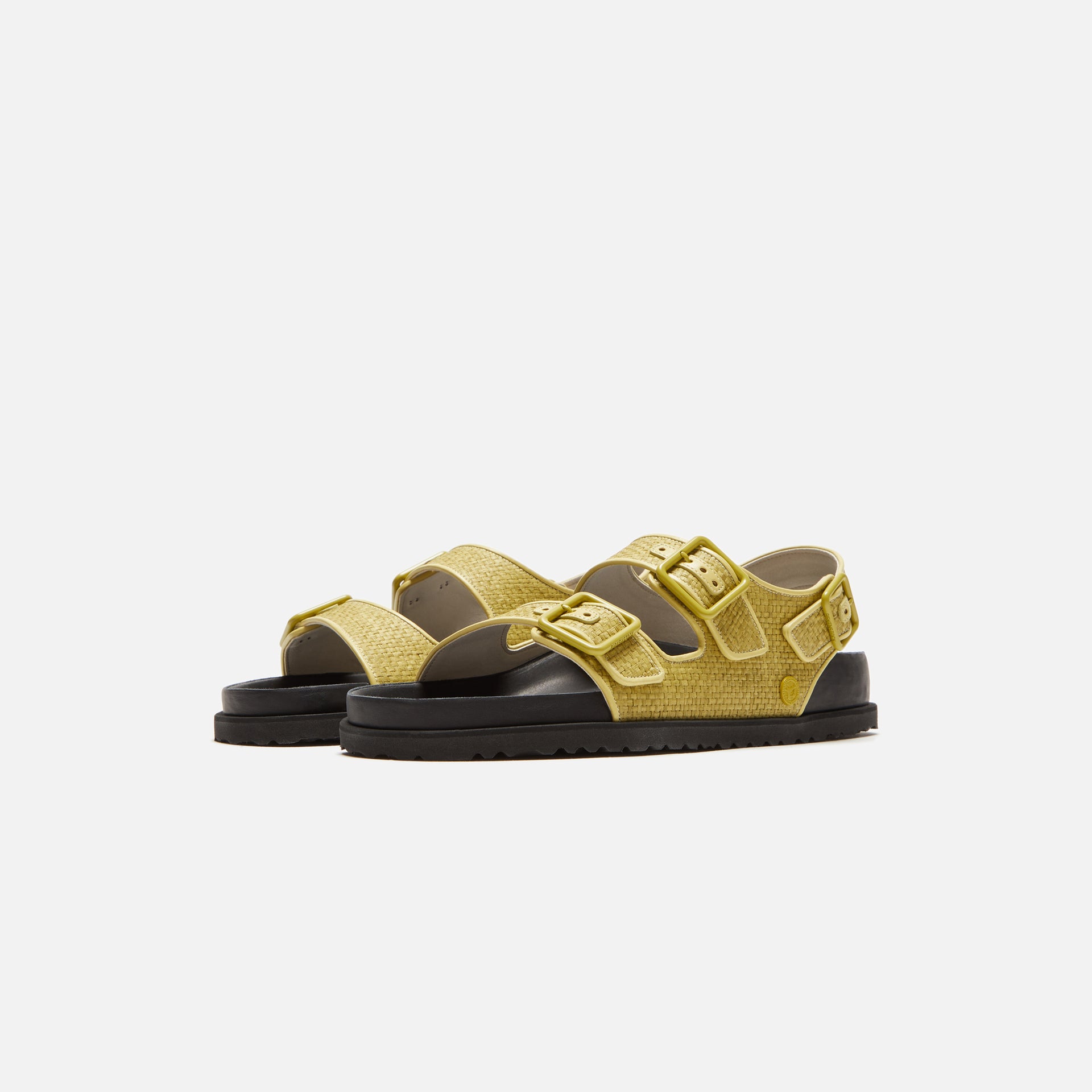 Birkenstock Milano Raffia - Luxe Golden Olive