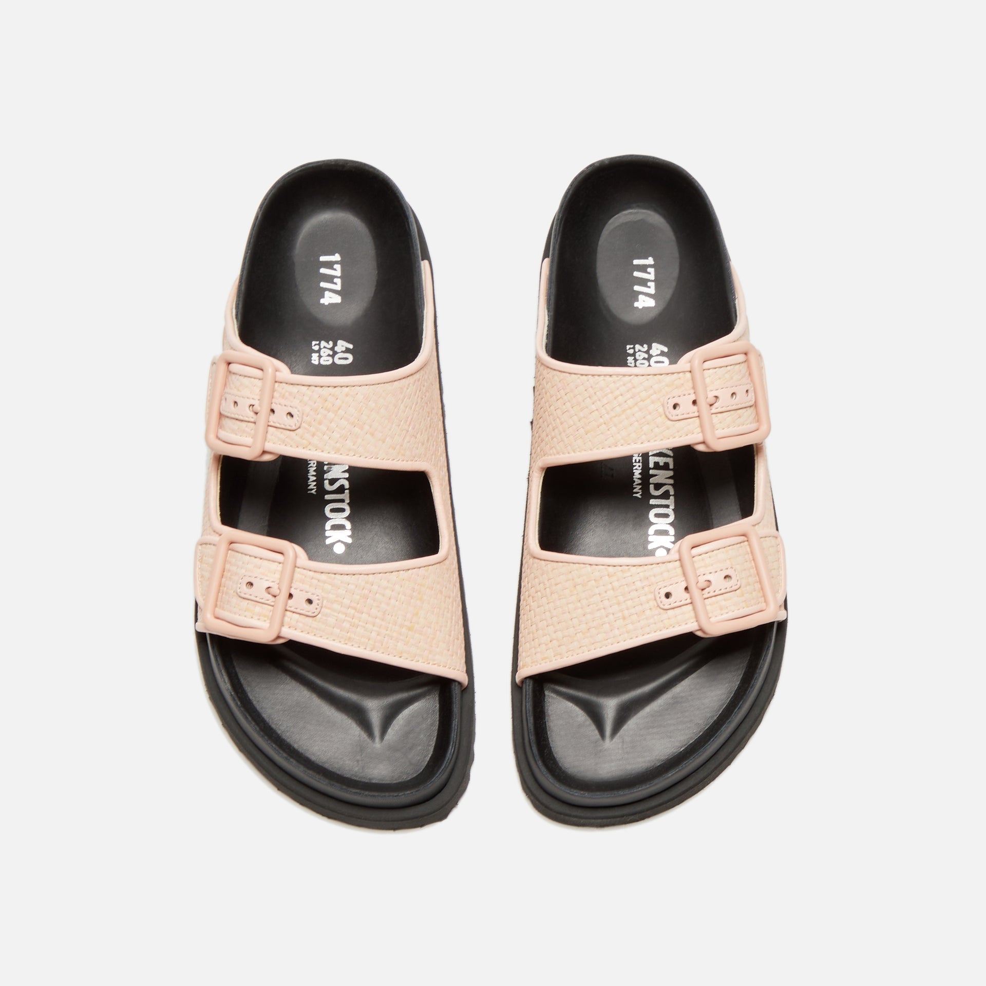 Birkenstock WMNS Arizona Raffia - Luxe Chintz Rose