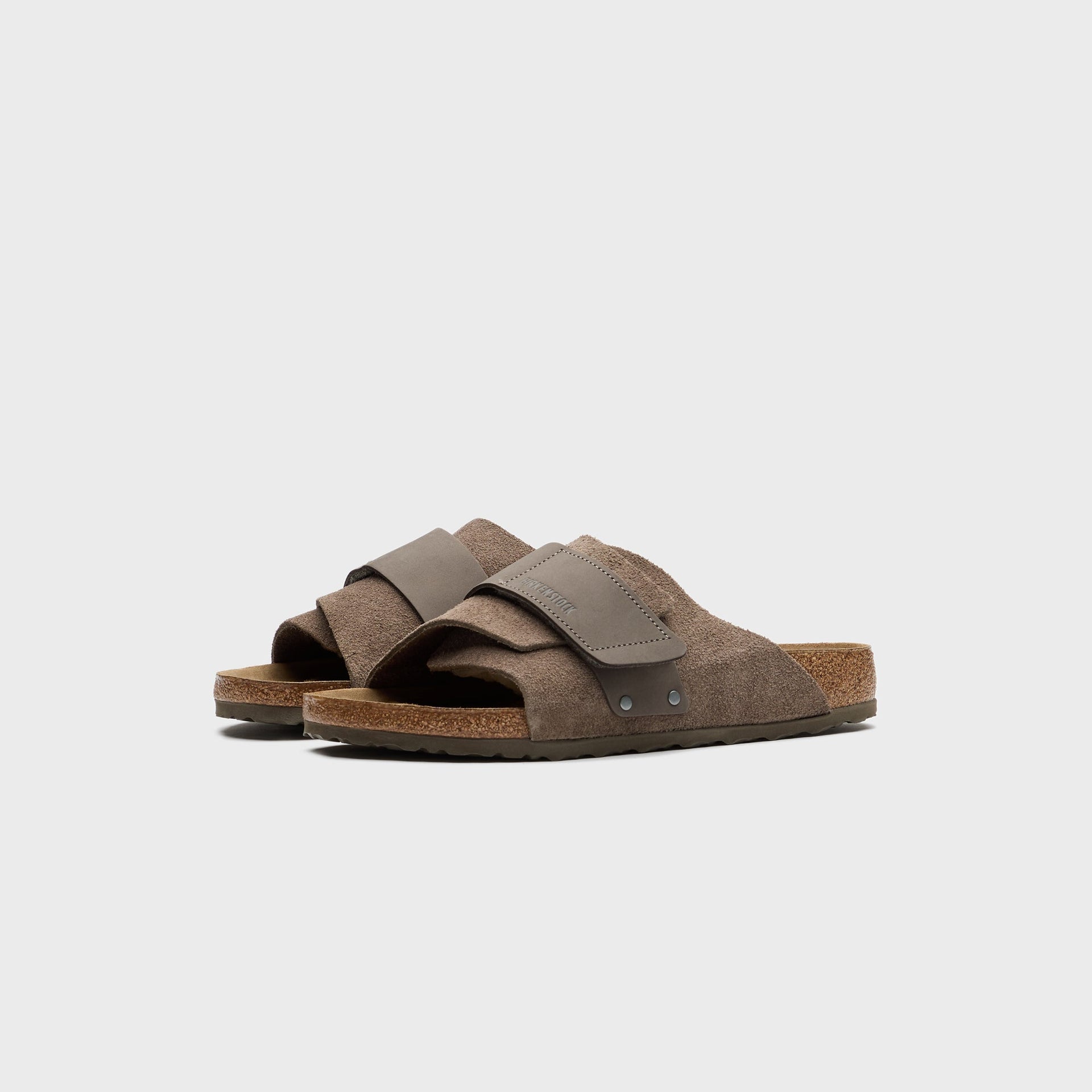 Birkenstock Kyoto Suede Nubuck - Concrete Gray