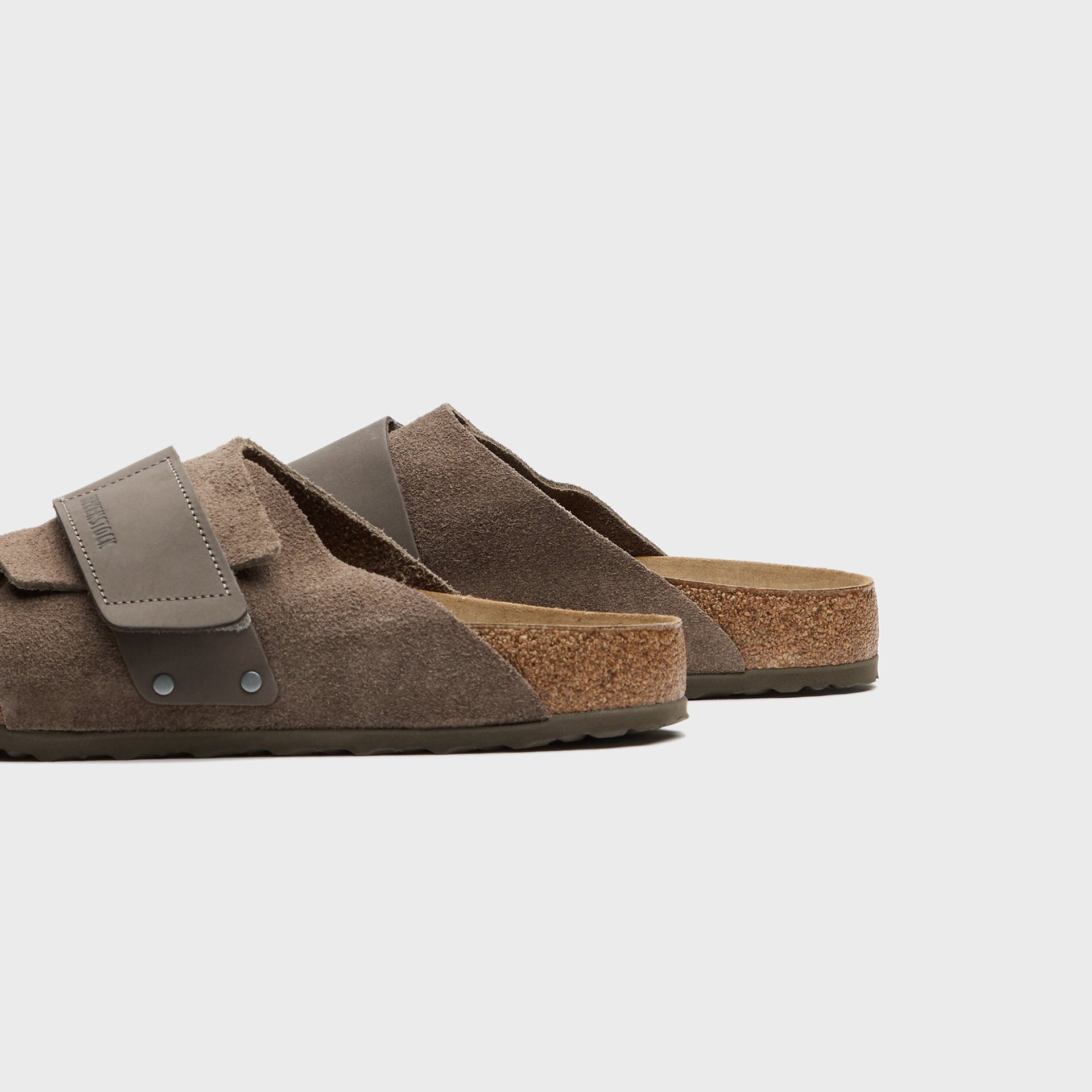 Birkenstock Kyoto Suede Nubuck - Concrete Gray