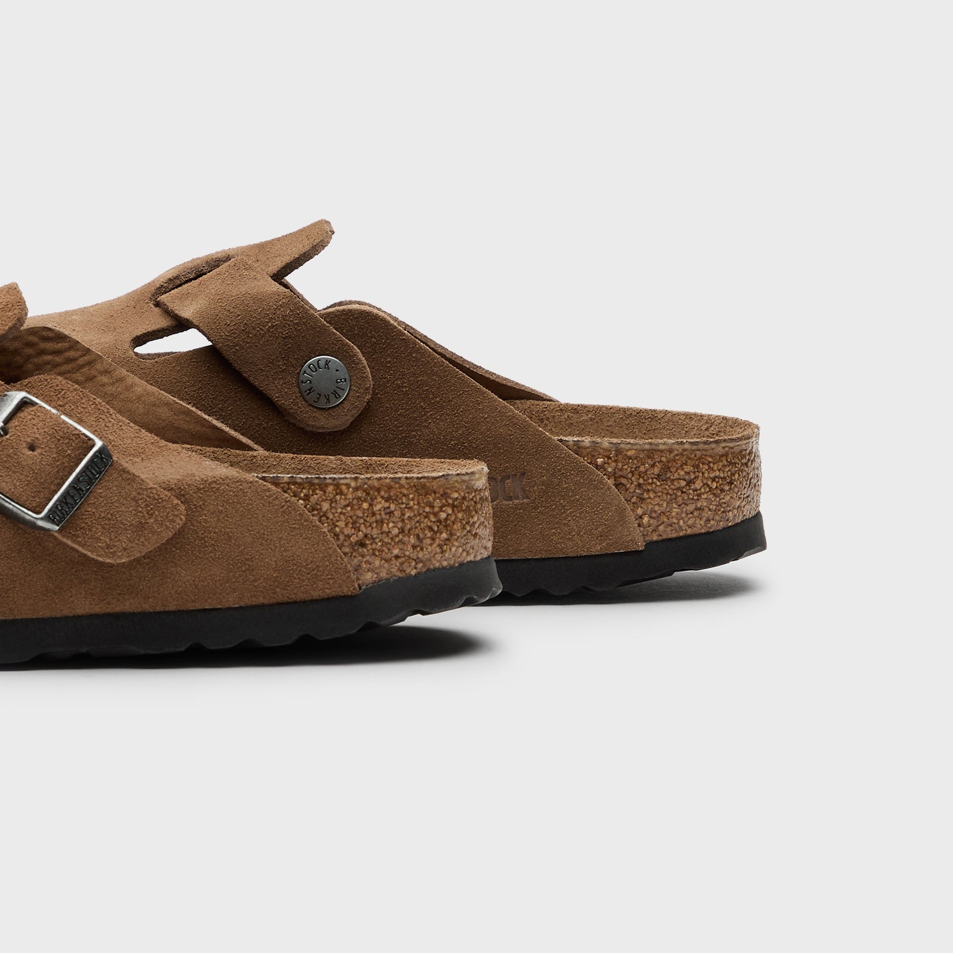 Birkenstock WMNS Boston Soft Footbed - Dark Tea