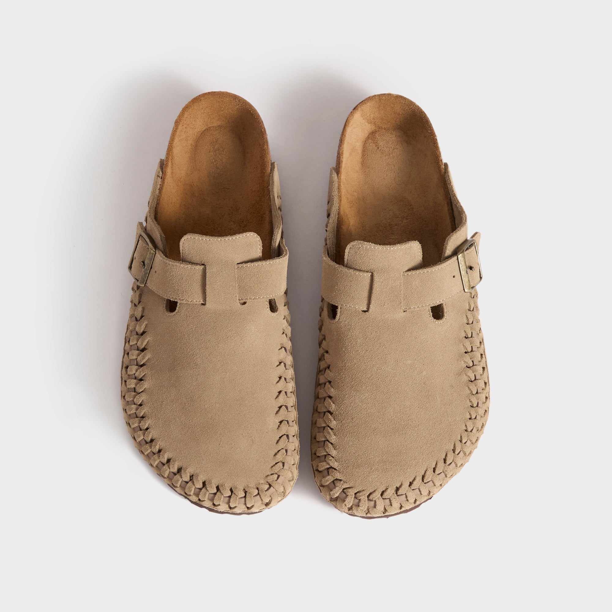 Kith for Birkenstock Suede Boston Braided - Taupe – Kith Europe