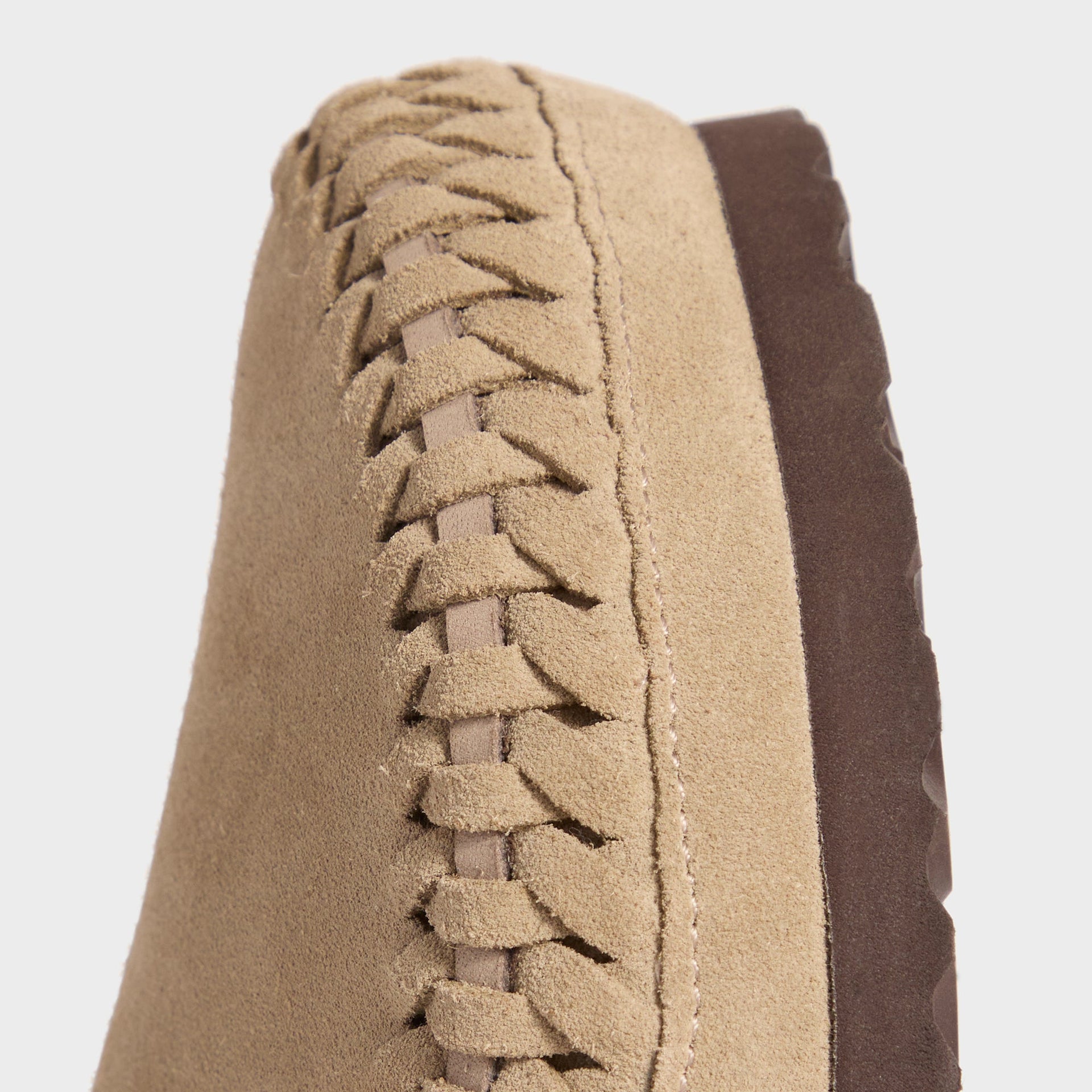 Kith for Birkenstock Suede Boston Braided - Taupe