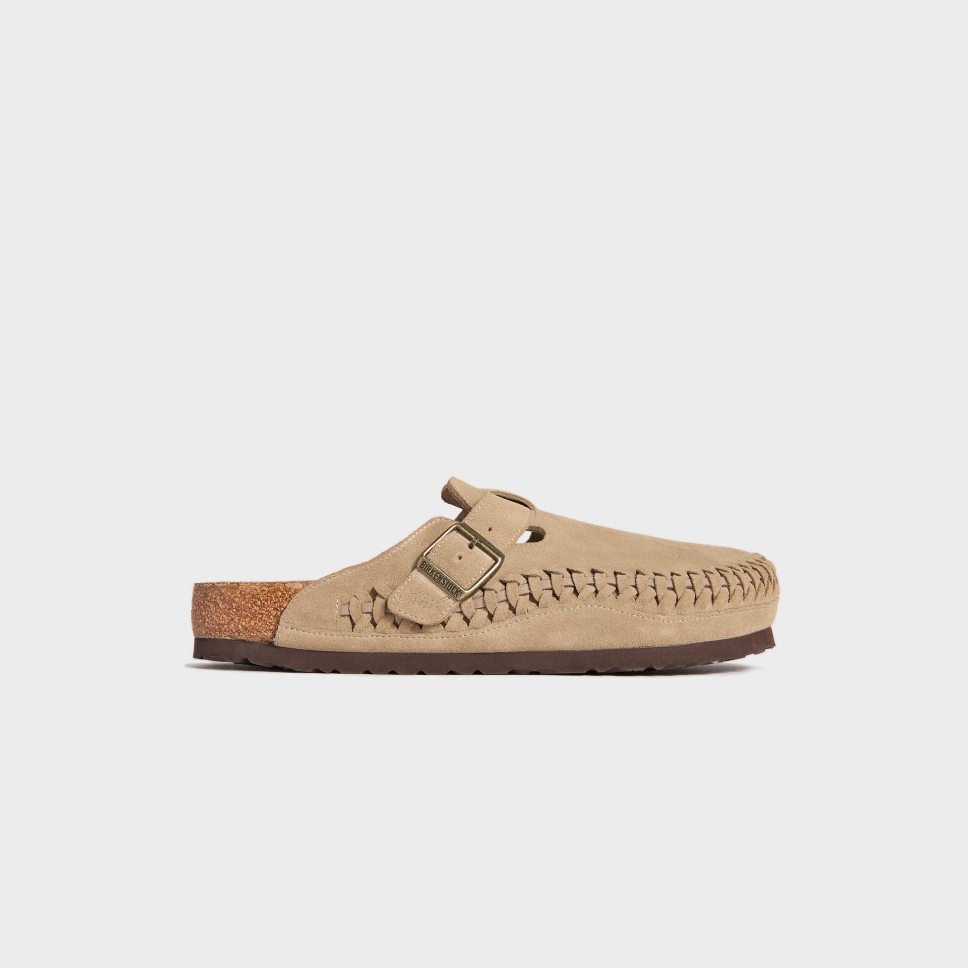 Kith for Birkenstock Suede Boston Braided - Taupe
