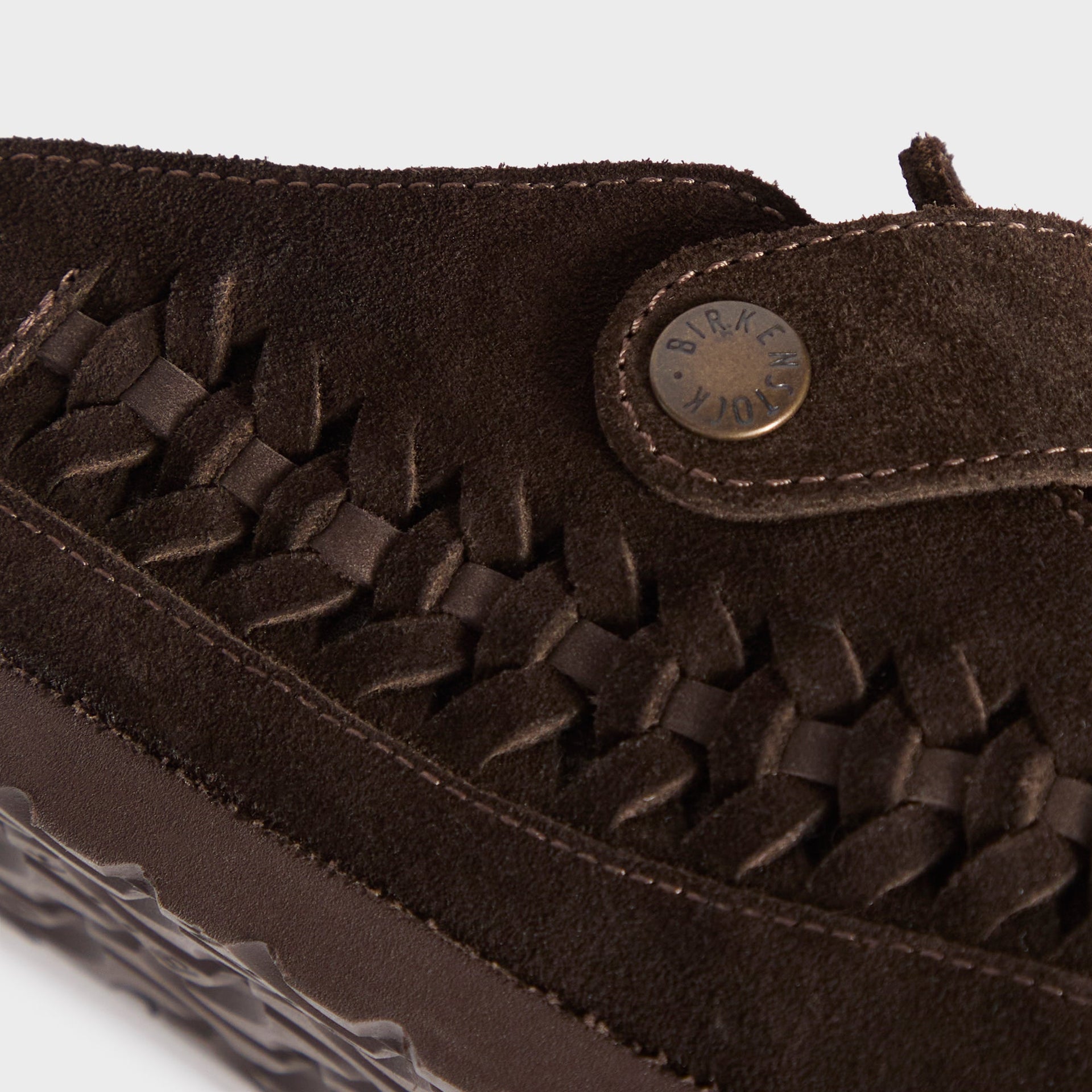 Kith for Birkenstock Suede Boston Braided - Mocca