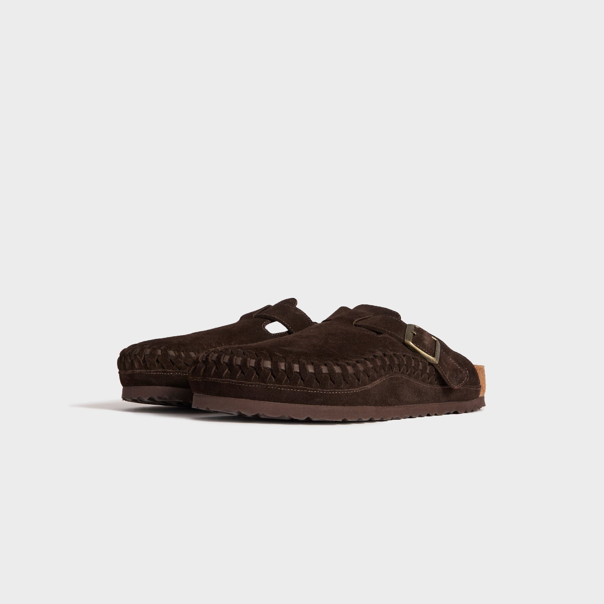 Kith for Birkenstock WMNS Suede Boston Braided - Mocca