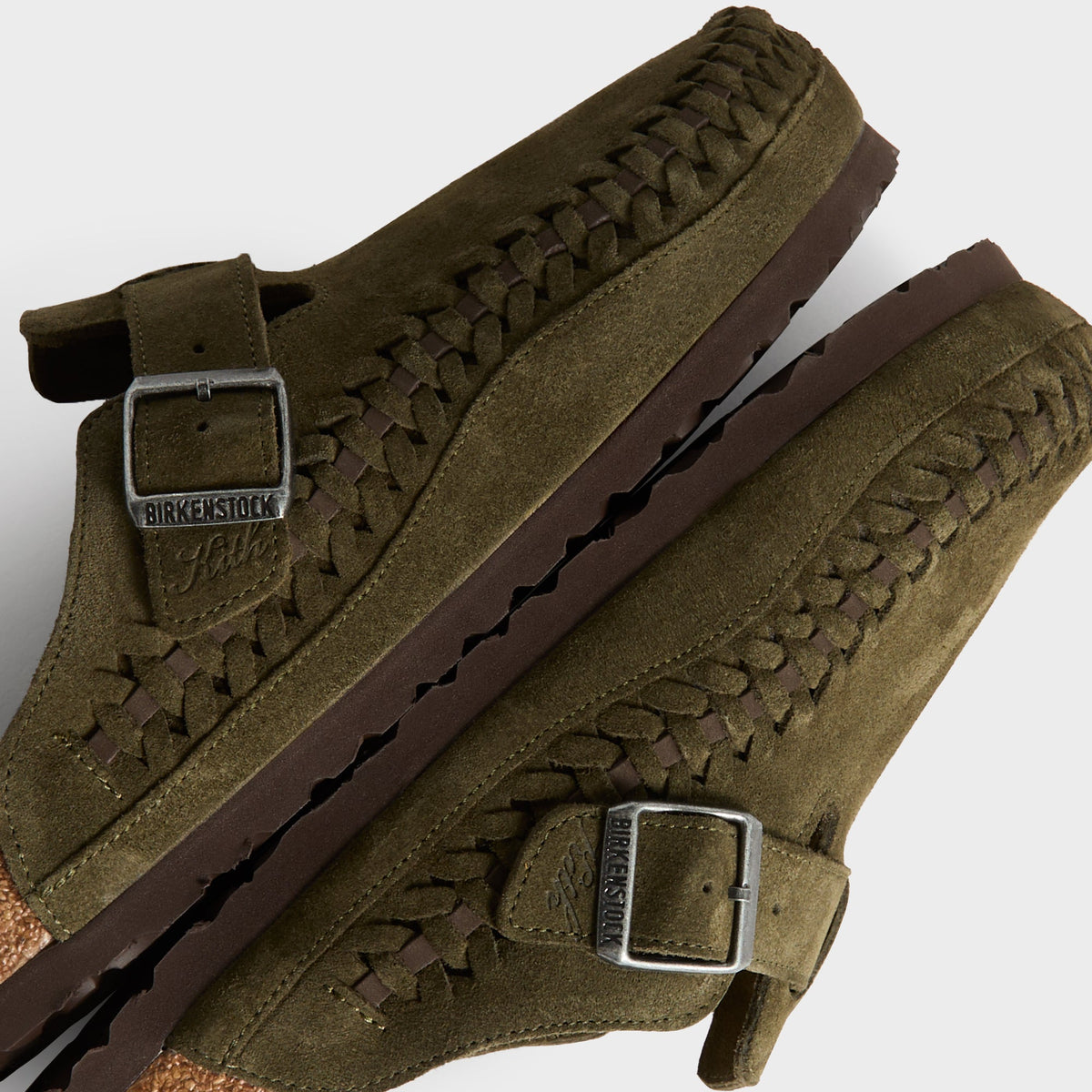 Kith for Birkenstock Boston Braided - Thyme