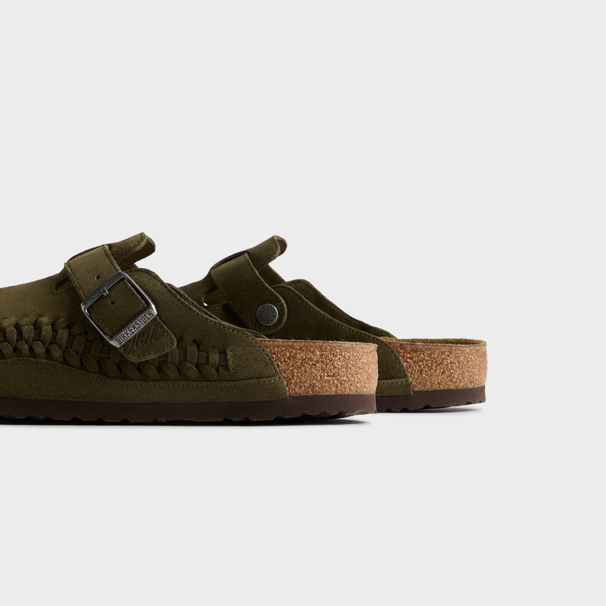 Kith for Birkenstock WMNS Boston Braided - Thyme