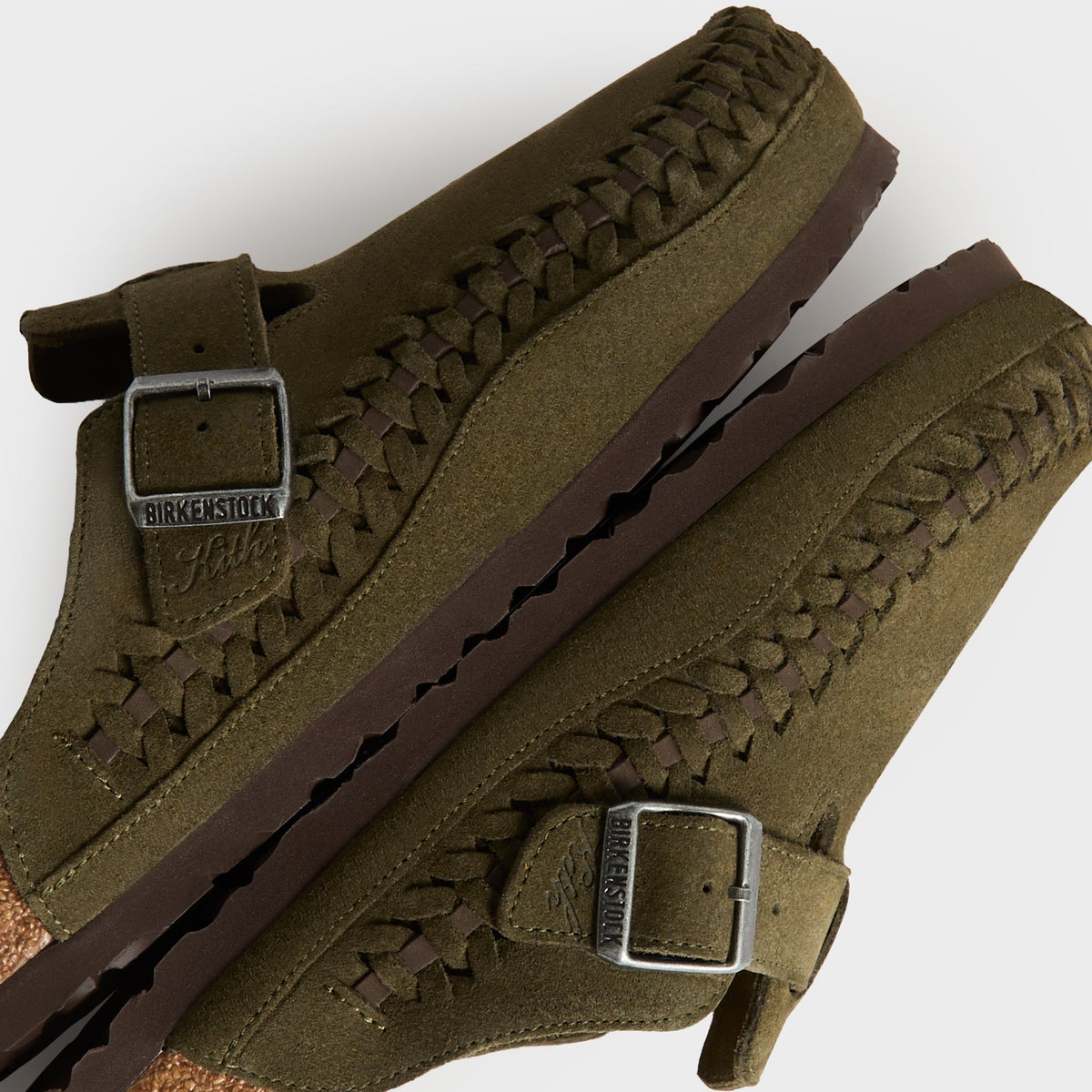 Kith for Birkenstock WMNS Boston Braided - Thyme